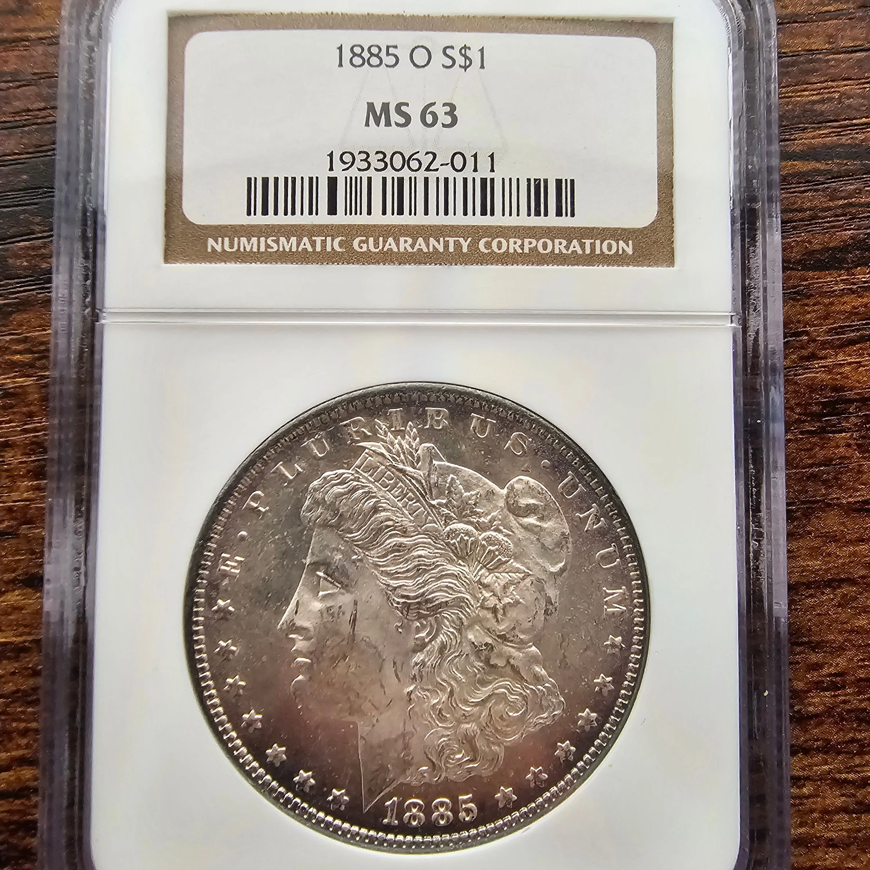Product image for 1885 New Orleans George T. Morgan NGC MS 63