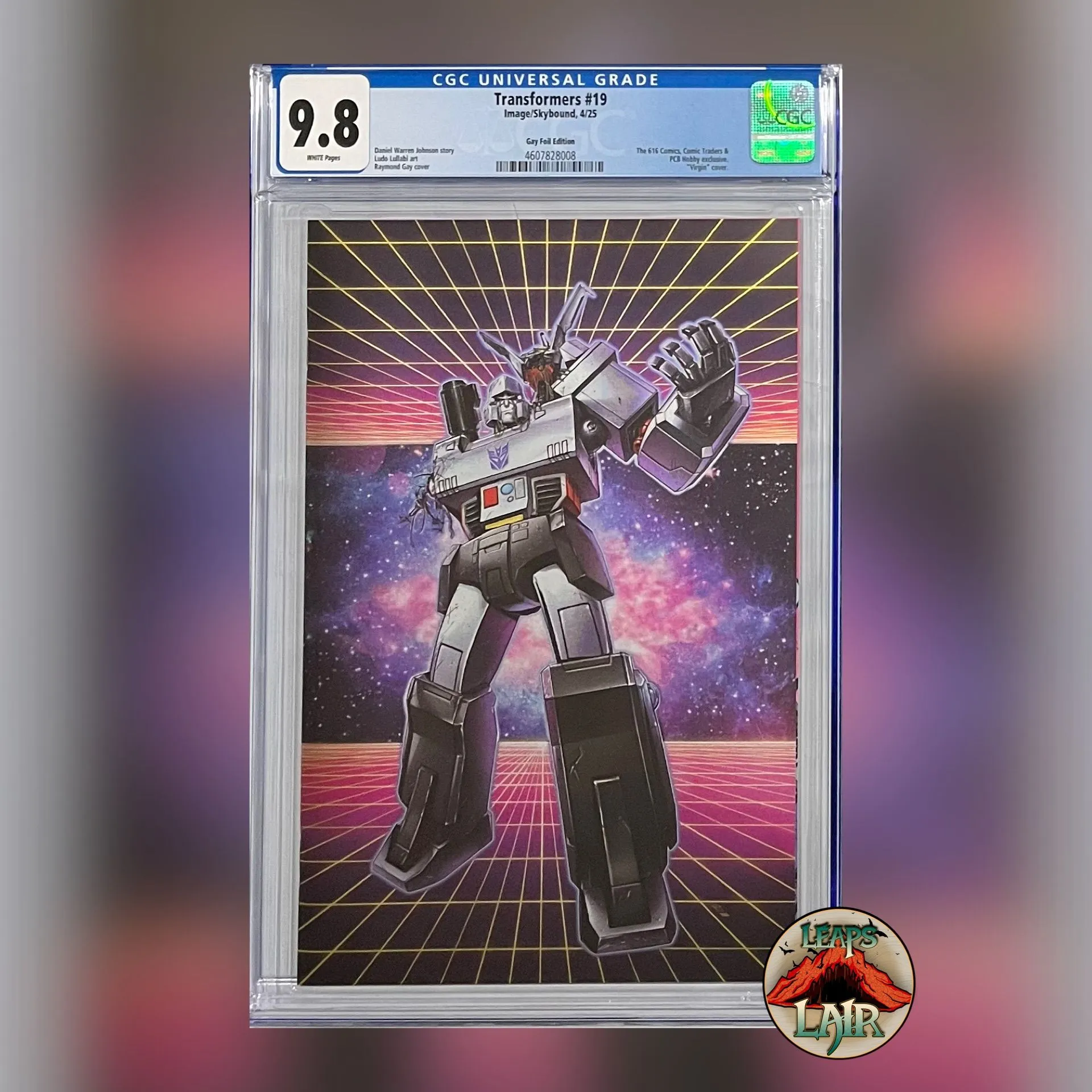 Product image for TRANSFORMERS #19 RAYMOND GAY 80'S RETRO FOIL VARIANT  CGC 9.8