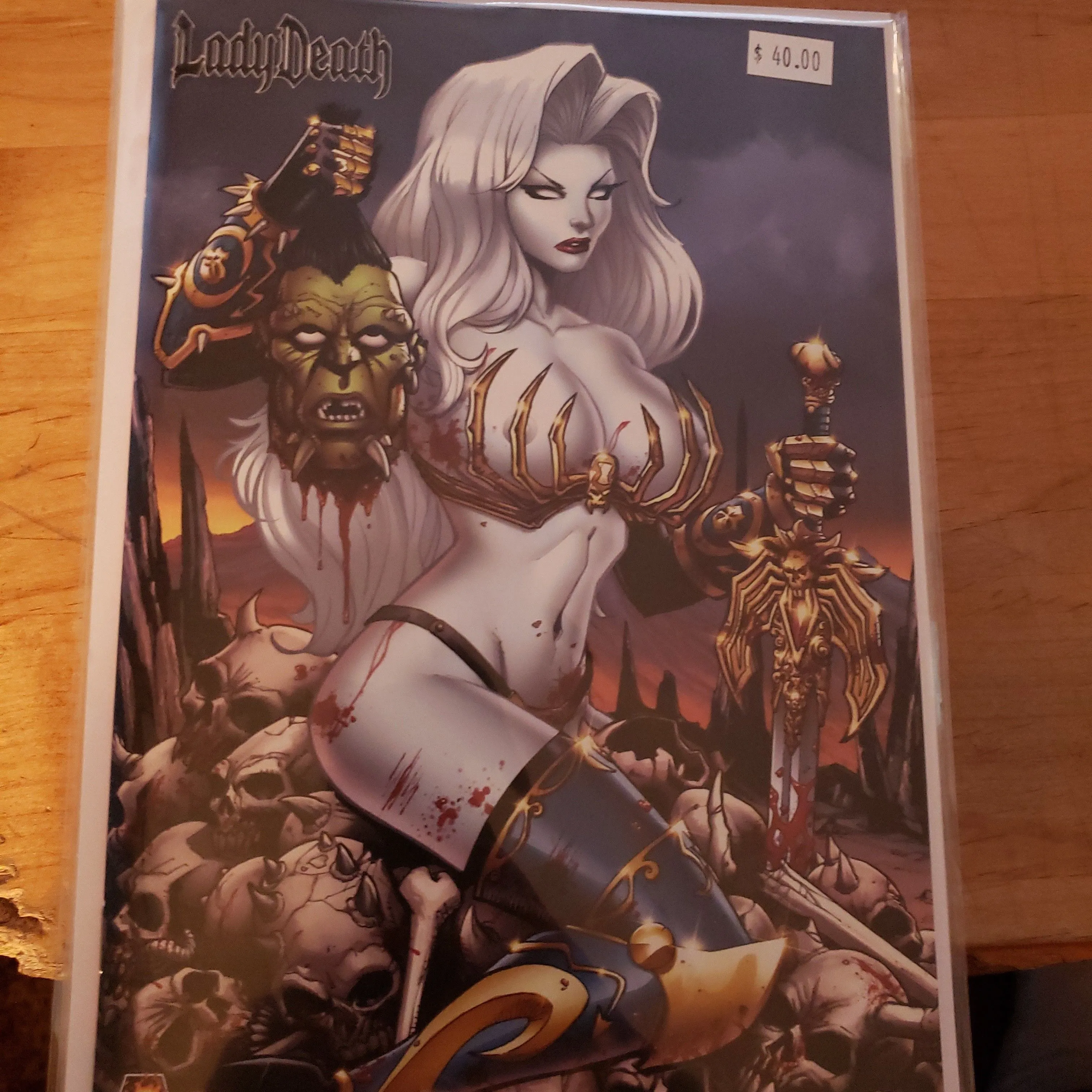 Product image for Lady Death Demonic Omens #2 Naughty Edition 
