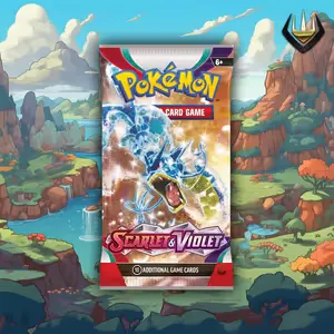 Product image for Scarlet & Violet Pokemon Booster Pack [Random Art]
