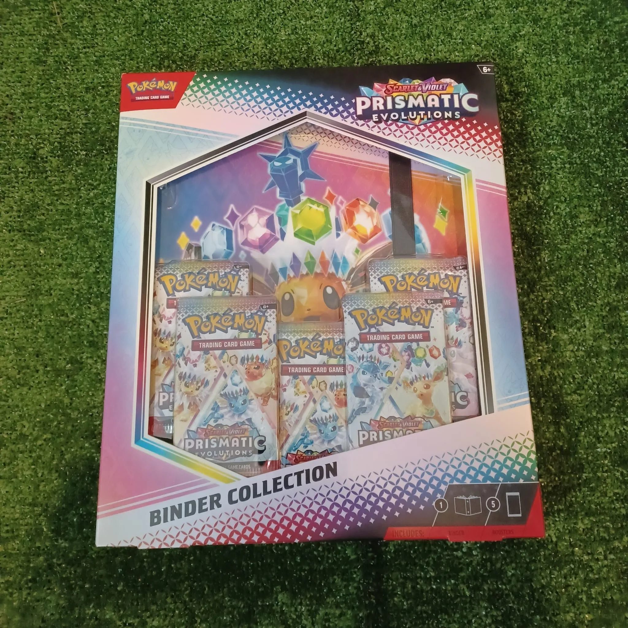 prismatic evolutions card binder Amazon.com : Pokemon TCG: Scarlet & Violet—Prismatic Evolutions Binder  Collection : Toys & Games main image 0
