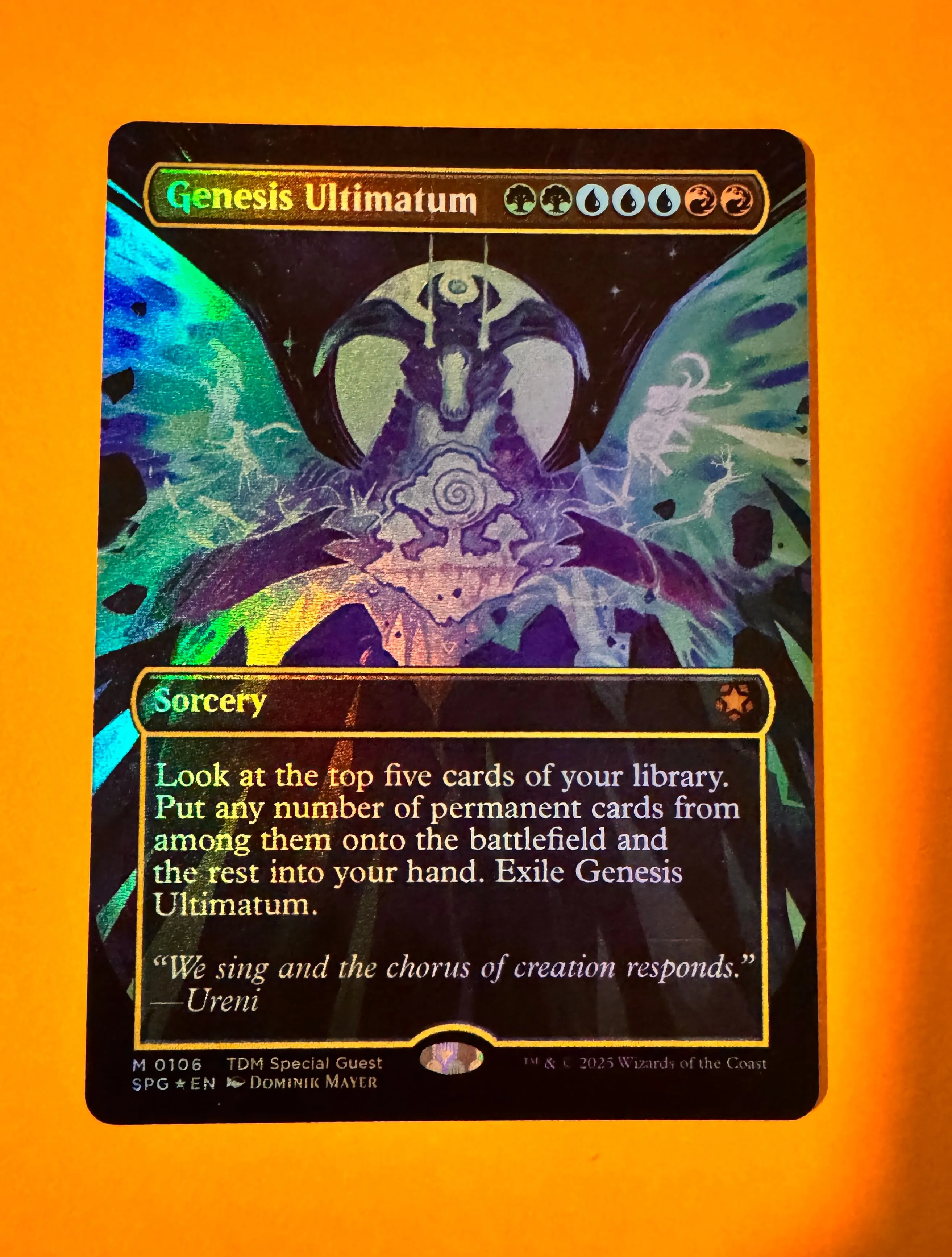 Product image for #0106 Genesis Ultimatum (FOIL)