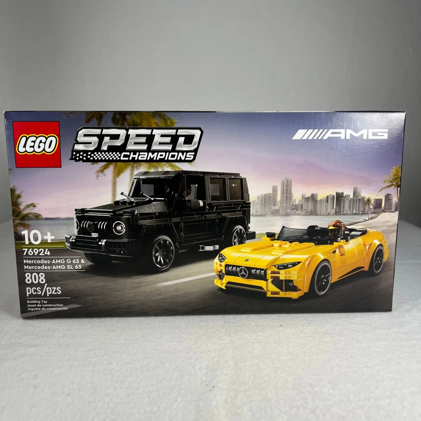Product image for LEGO® Speed Champions Mercedes-AMG G 63 & Mercedes-AMG SL 63 76924 [New Toy] B