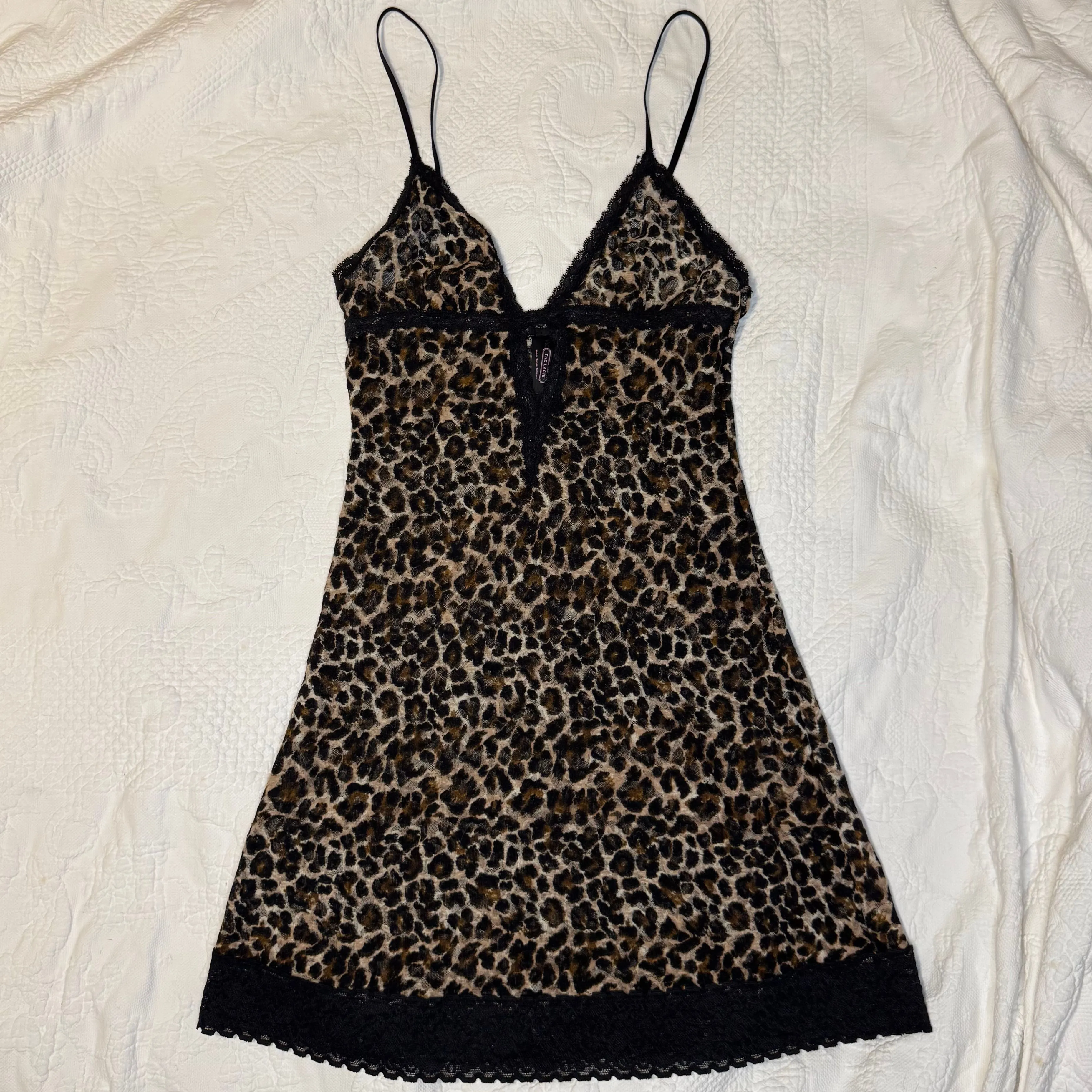 Product image for 13. Victoria's Secret Leopard Lace Mini