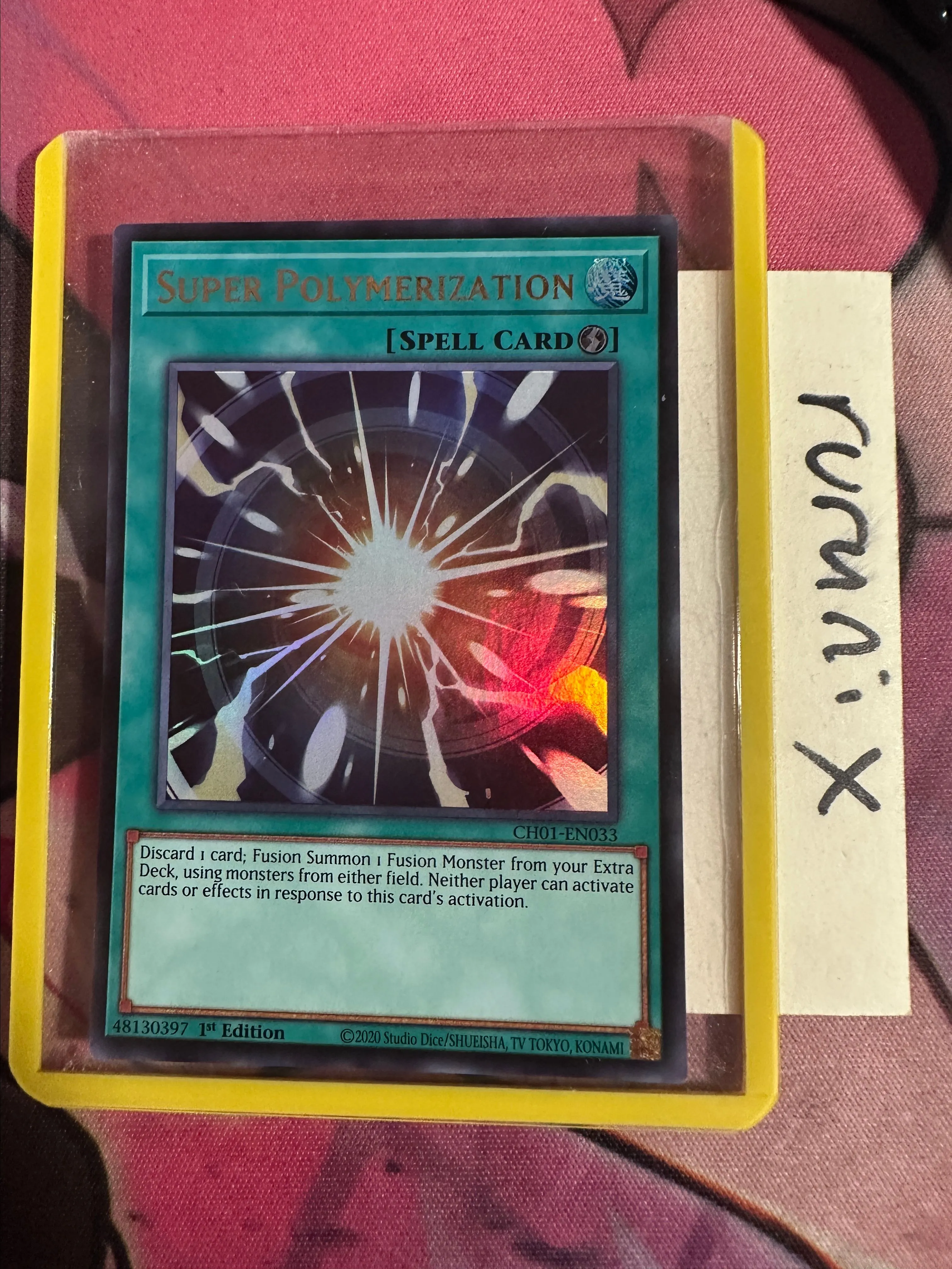 yugioh super polymerization deck Regular Card Sleeves (100 count)