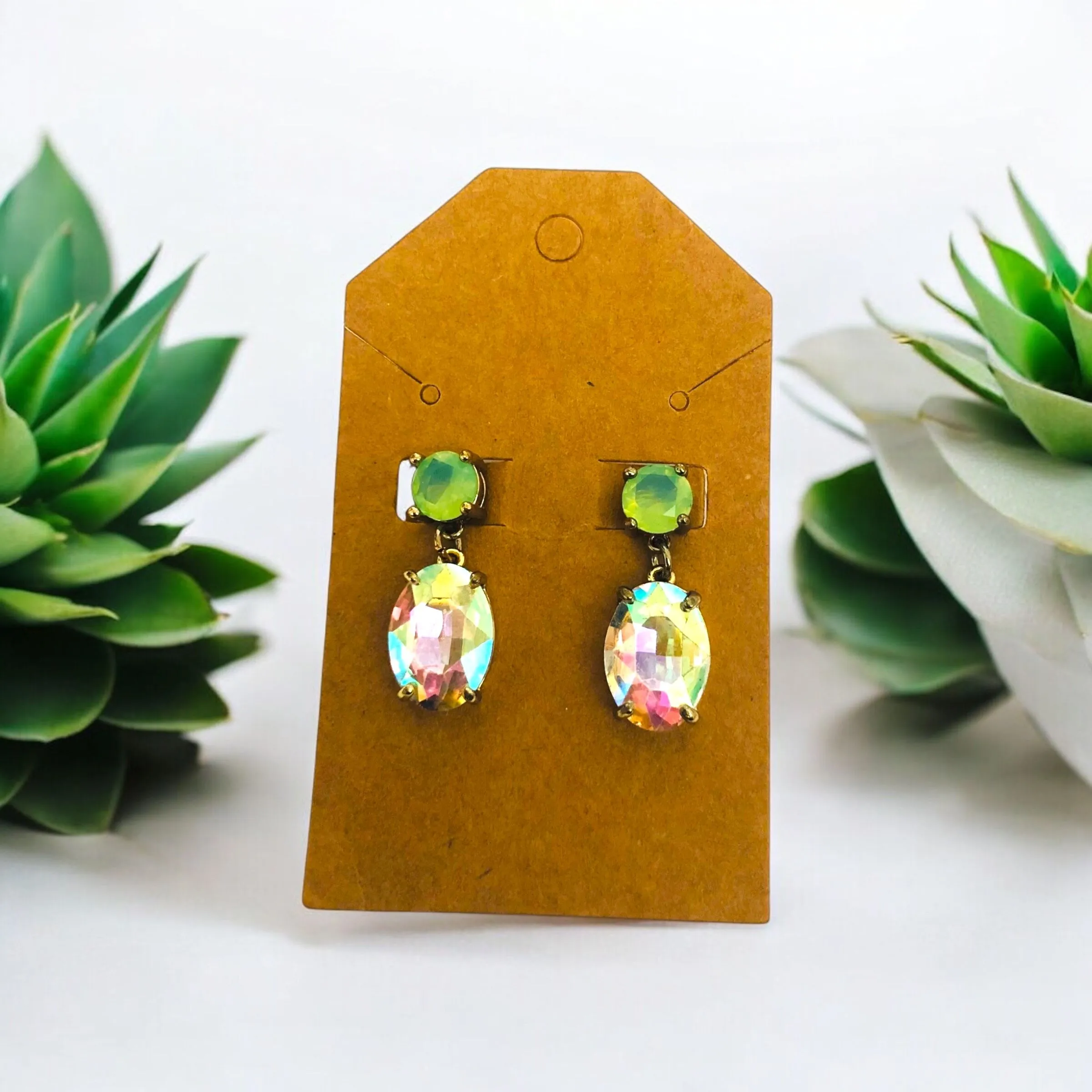 Product image for 22. LOFT Iridescent Rhinestone Earrings