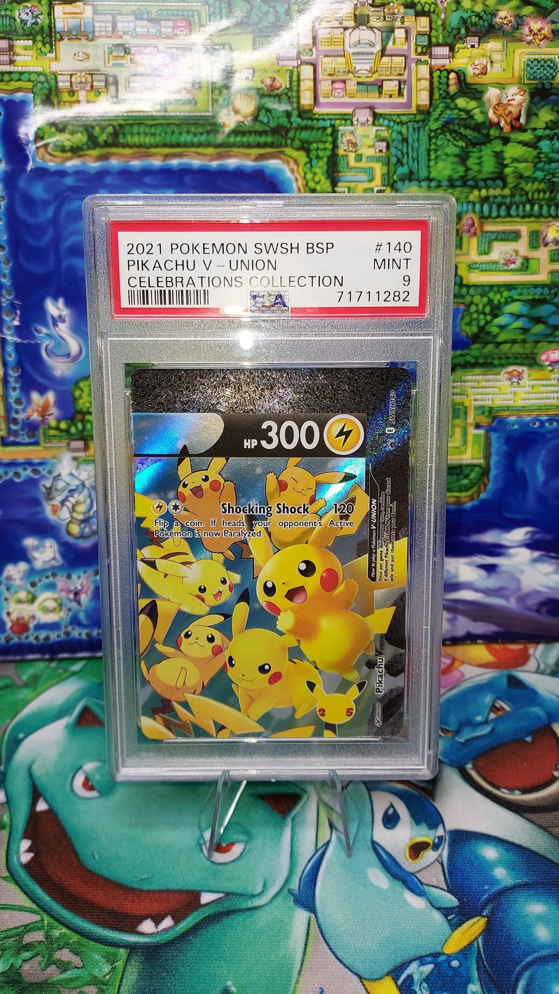 2021 Pokemon Swsh Black Star Promo Pikachu V-Union Celebrations Collection  PSA MINT 9  Whatnot: Shop, Sell, Connect