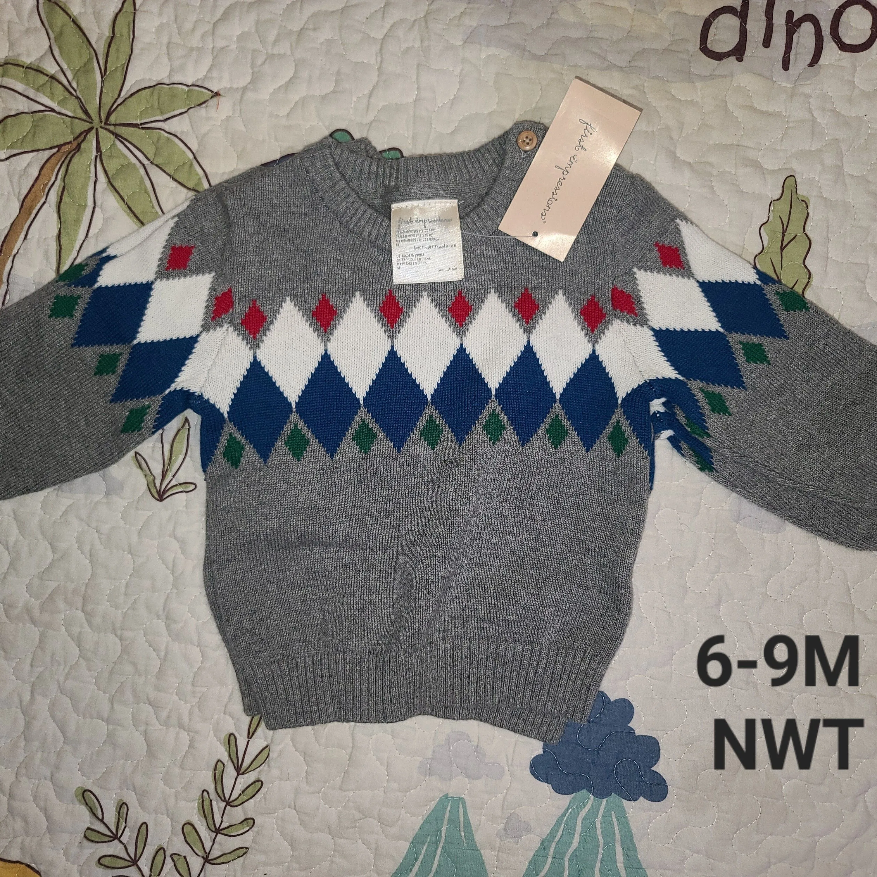 Product image for First Impressions Sweater 6-9m