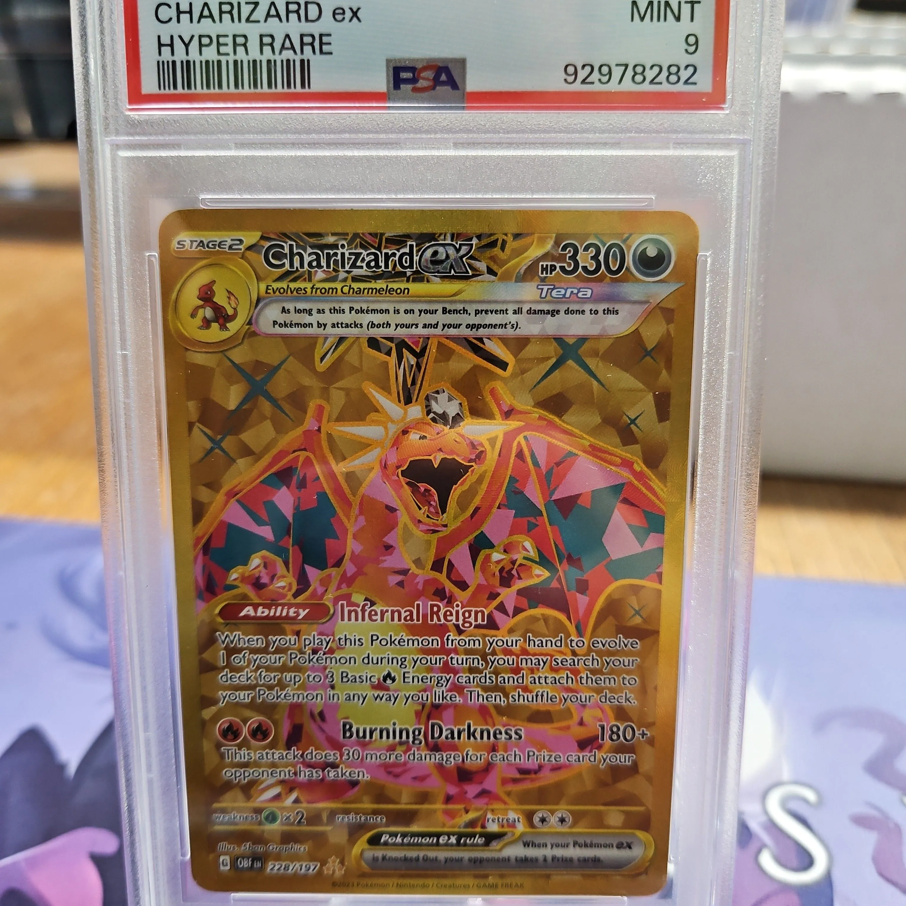2023 Pokemon Obf En-Obsidian Flames Charizard Ex Hyper Rare PSA MINT 9   Whatnot: Shop, Sell, Connect
