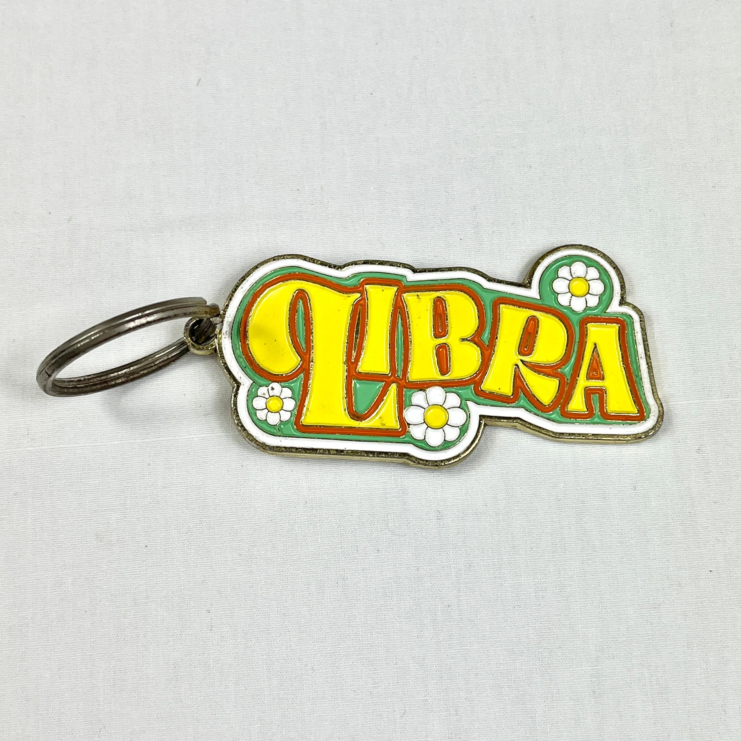 Product image for Vintage Metal Libra Keychain