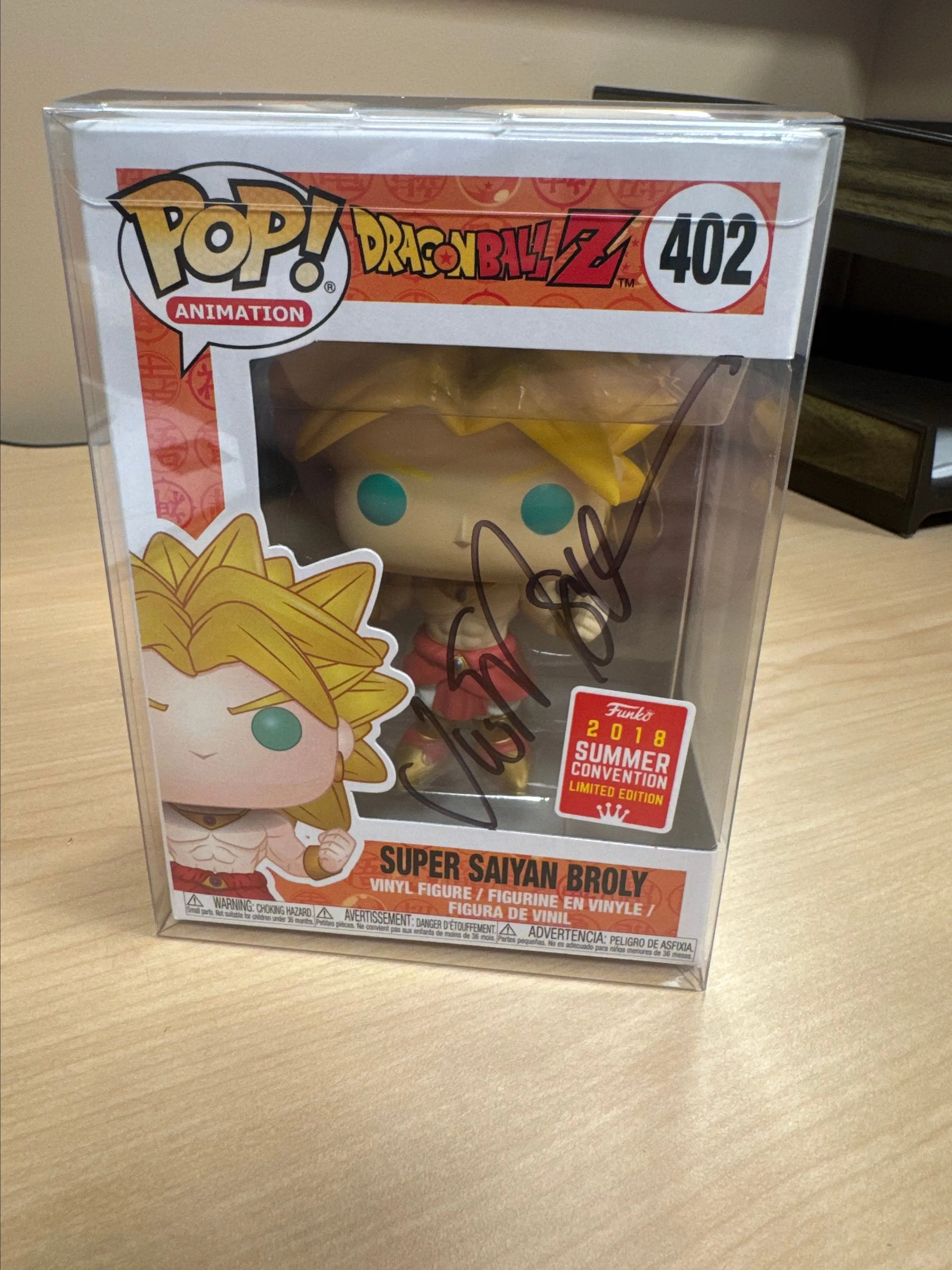 Product image for Super Saiyan Broly [Summer Convention] (Autographed by Vic Mignogna) MINT
