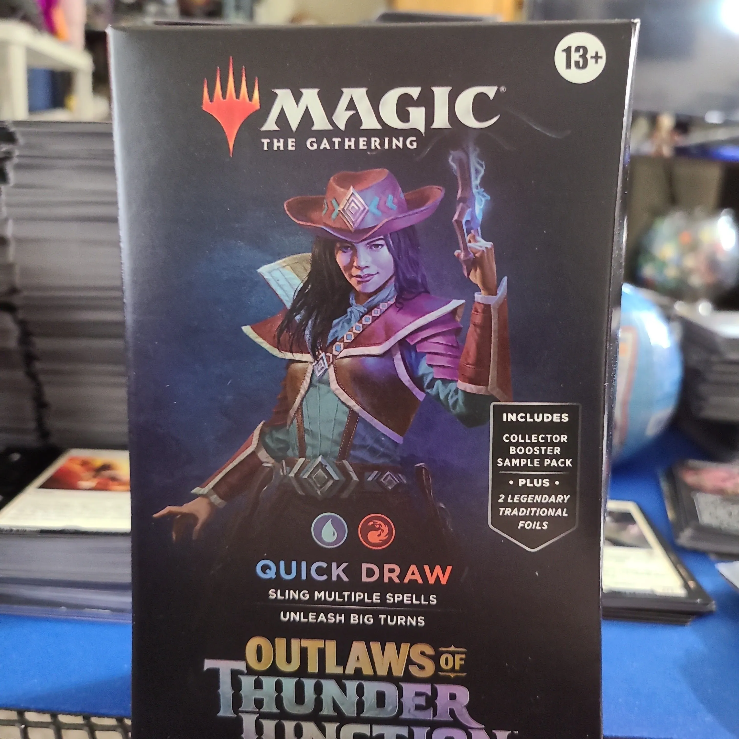 Product image for MTG Outlaws of Thunder Junction Commander Deck Quick Draw