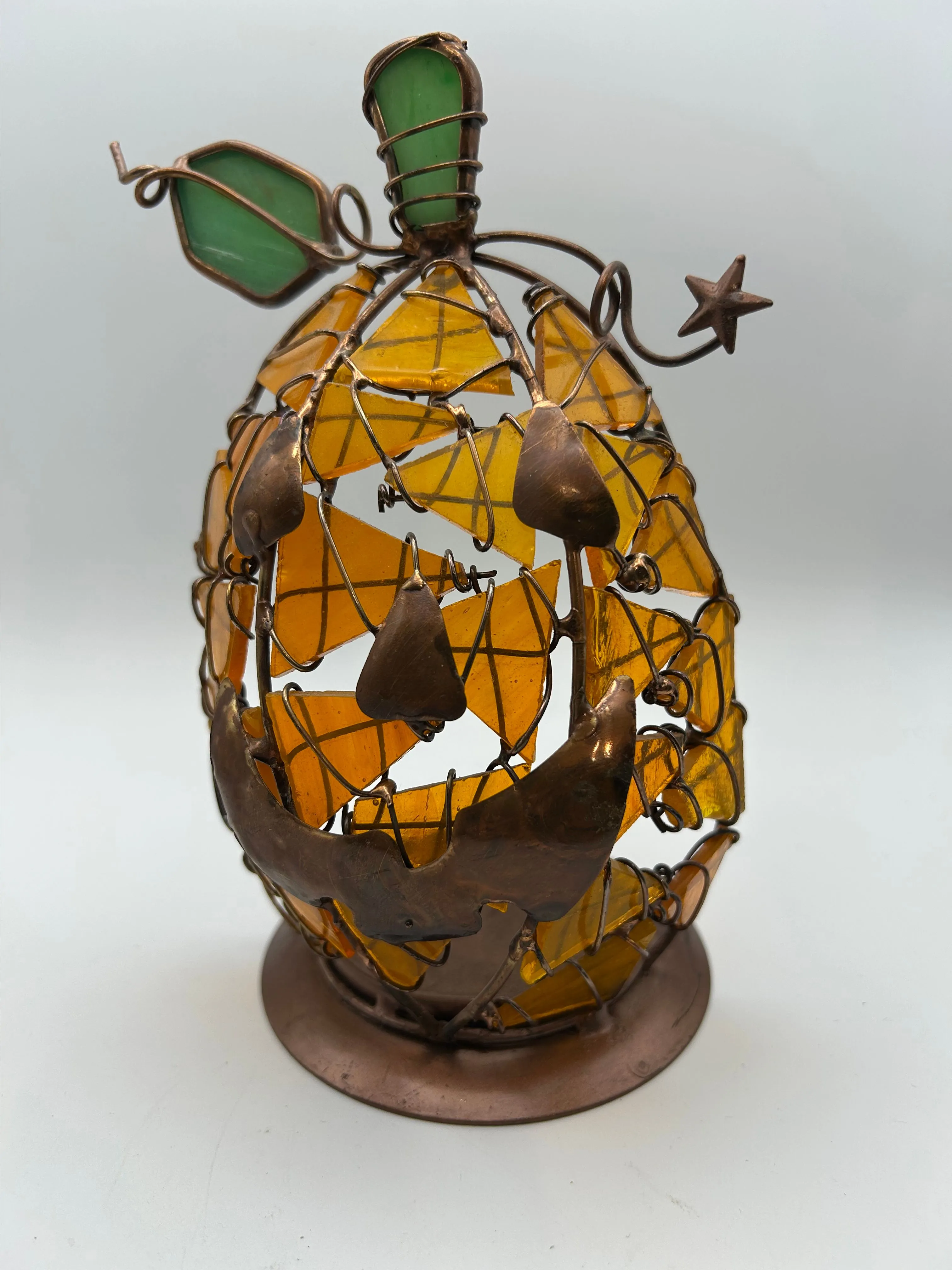 Product image for #04 Glass Pumpkin Holder