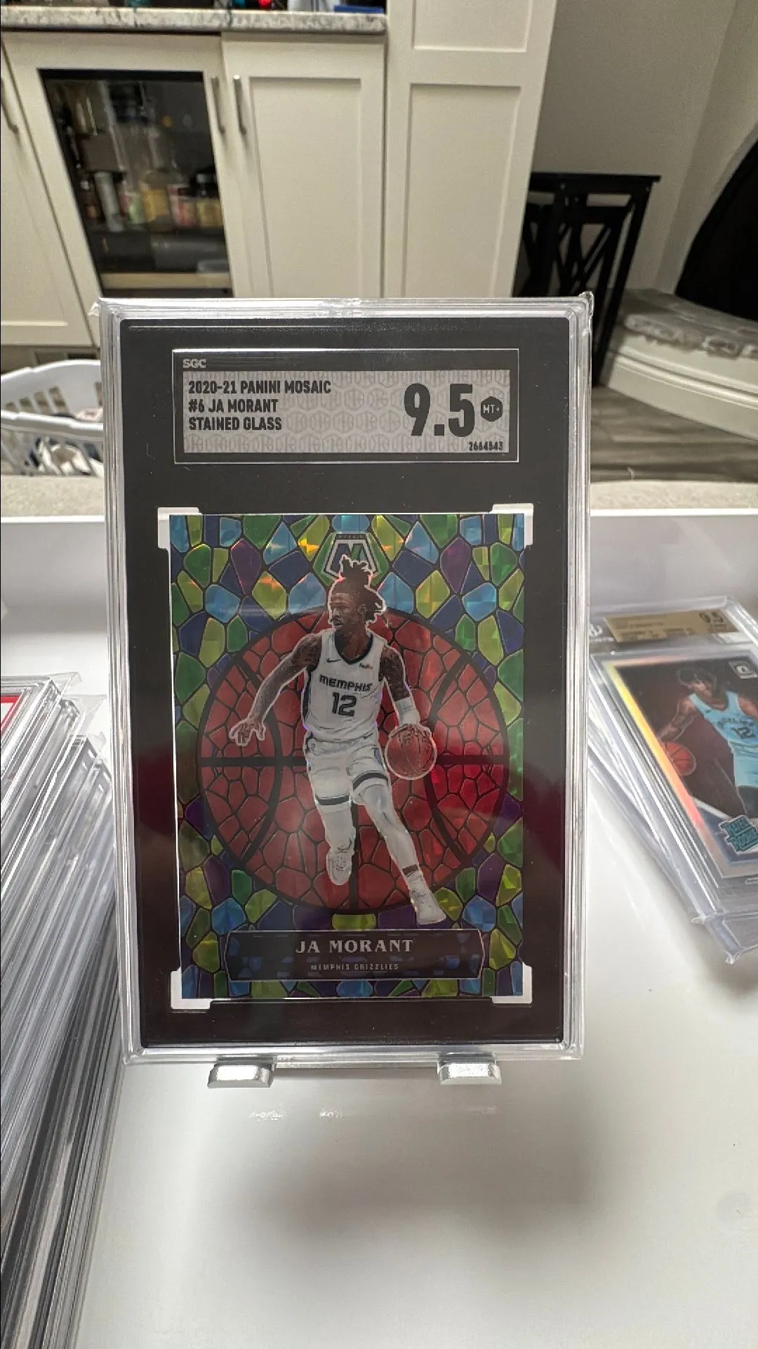 Product image for Ja Morant stained glass Sgc 9.5