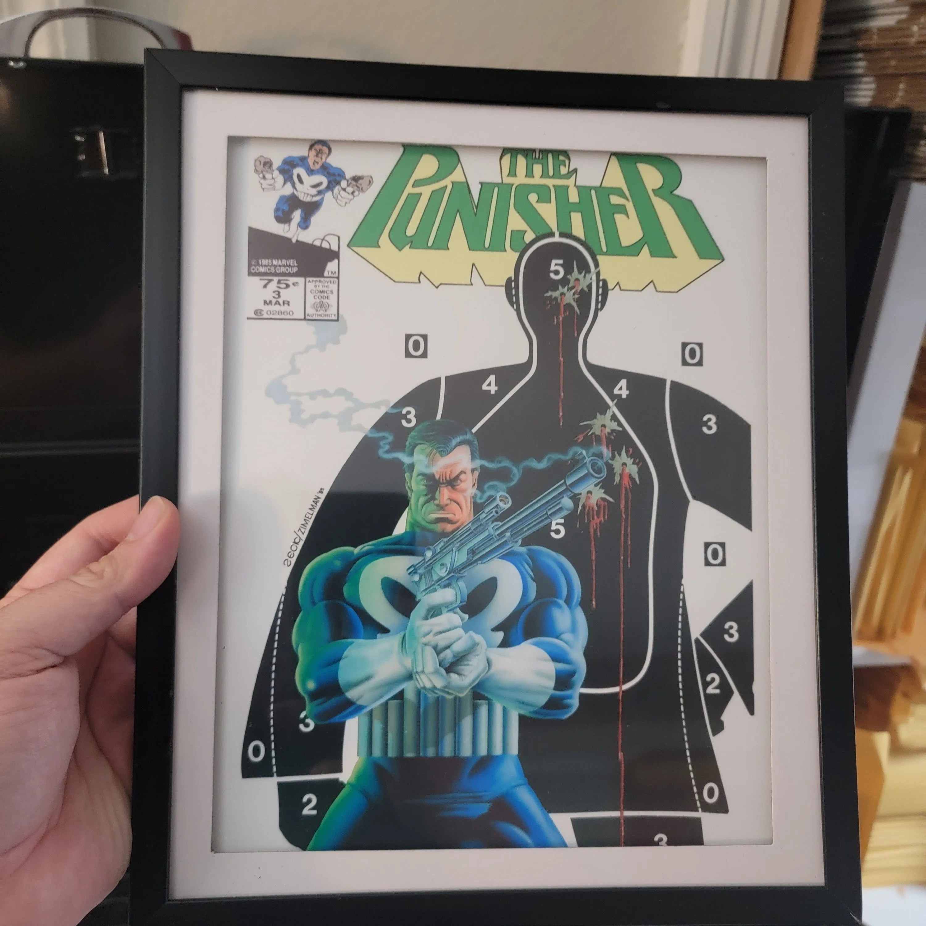 Product image for the punisher issue 3 custom art