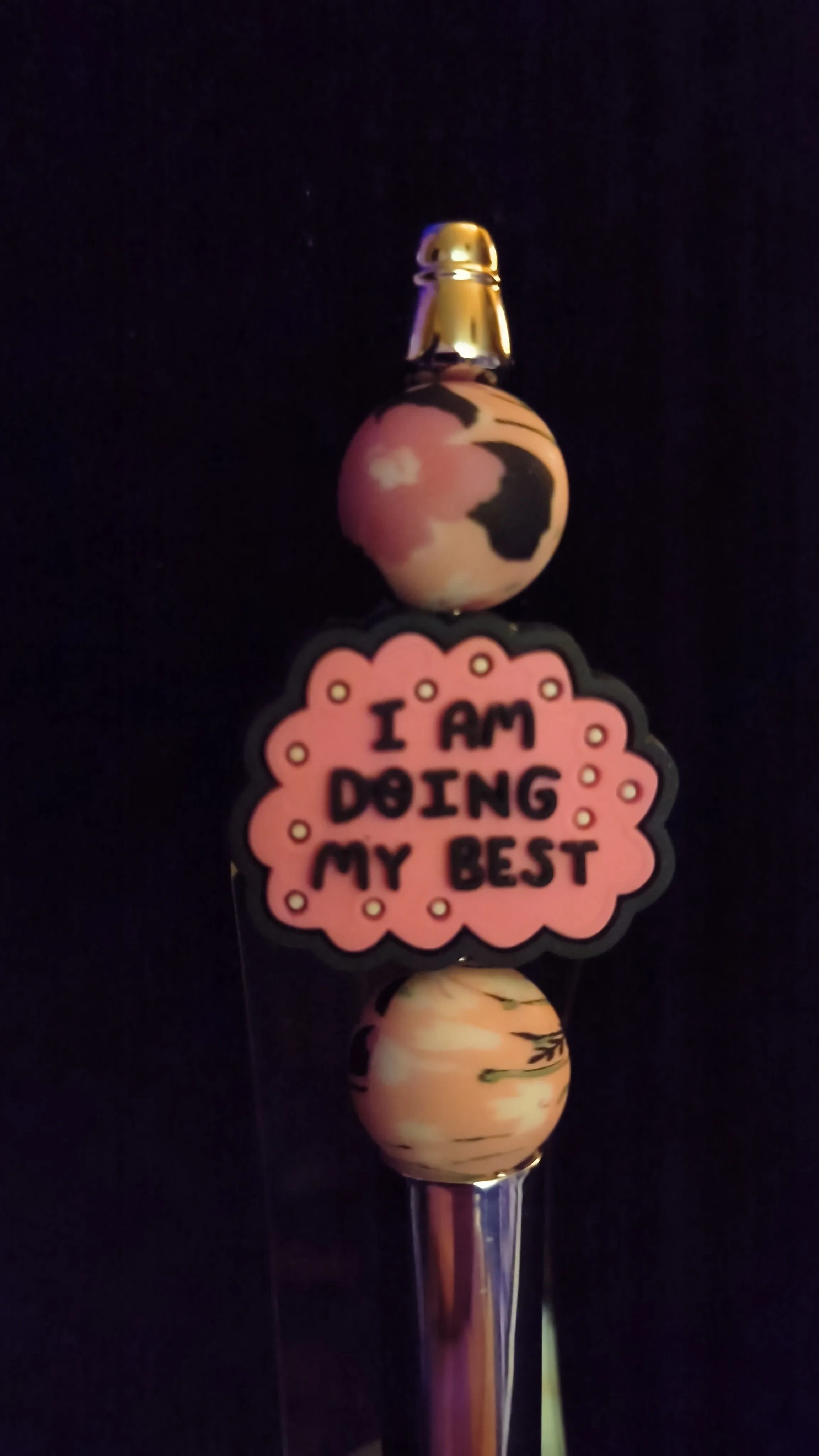 Product image for Beadable Pens - Chrome "I Am Doing My Best" #409