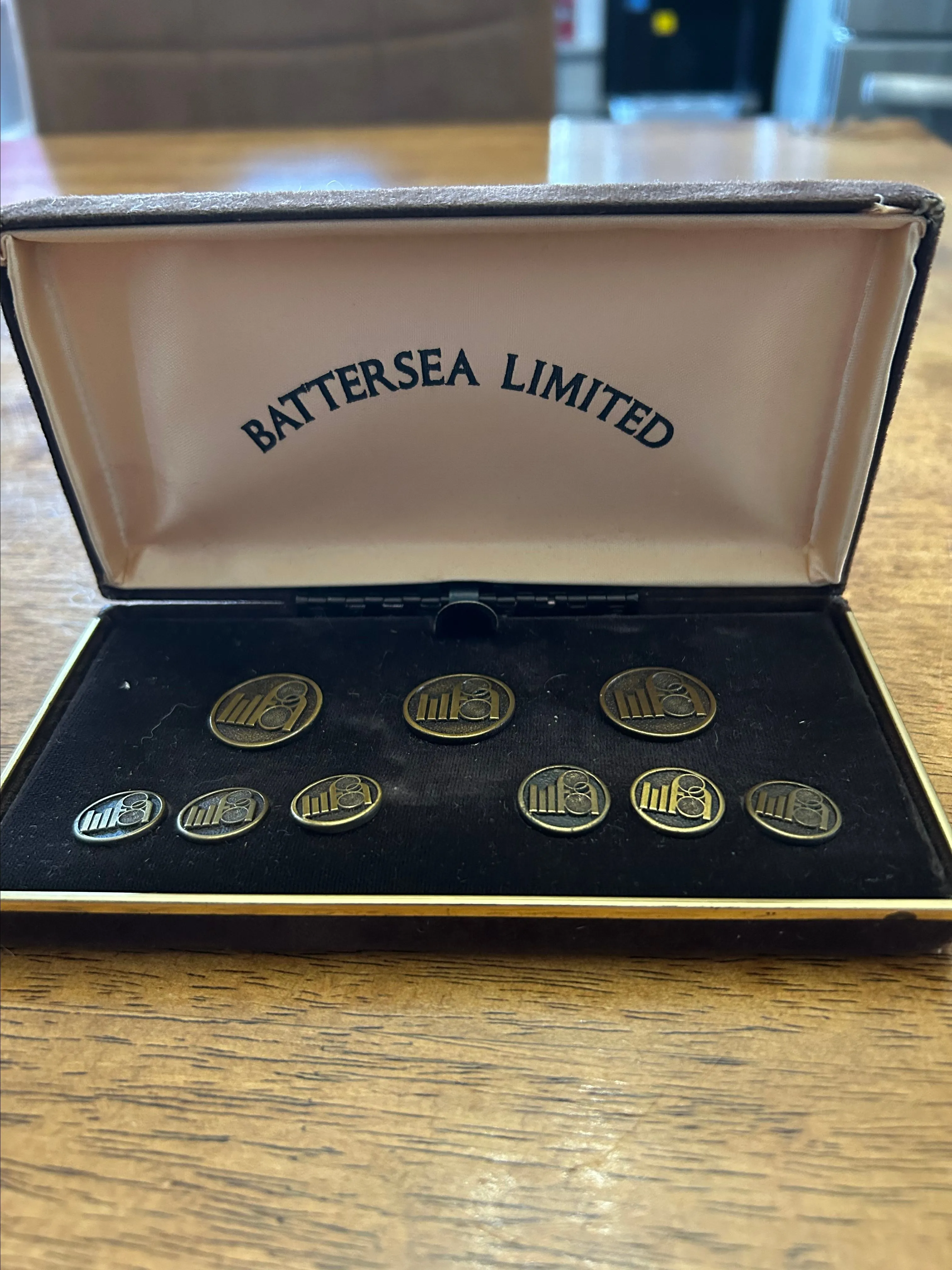Product image for Vintage brass buttons from Battersea