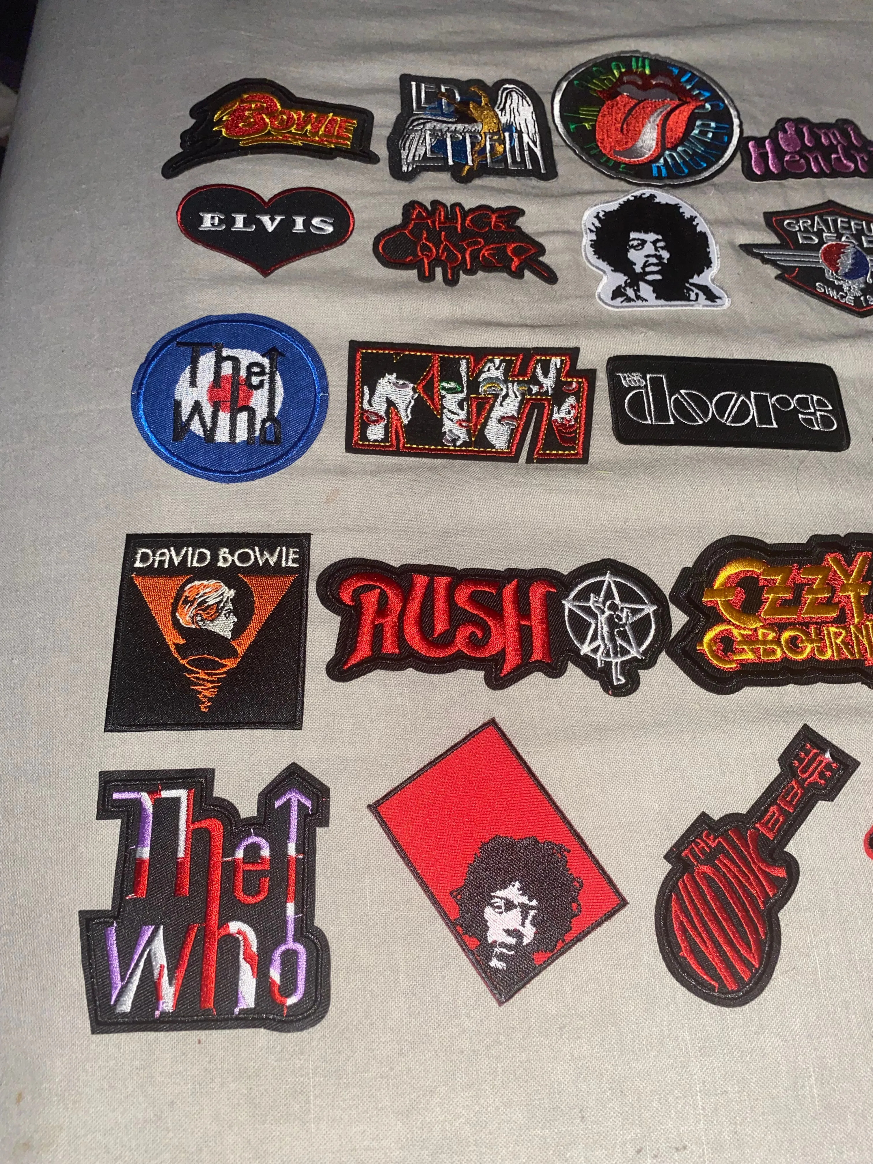 Product image for CLASSIC ROCK 20 PATCH BUNDLE!! 🔥🎸🤘🏼