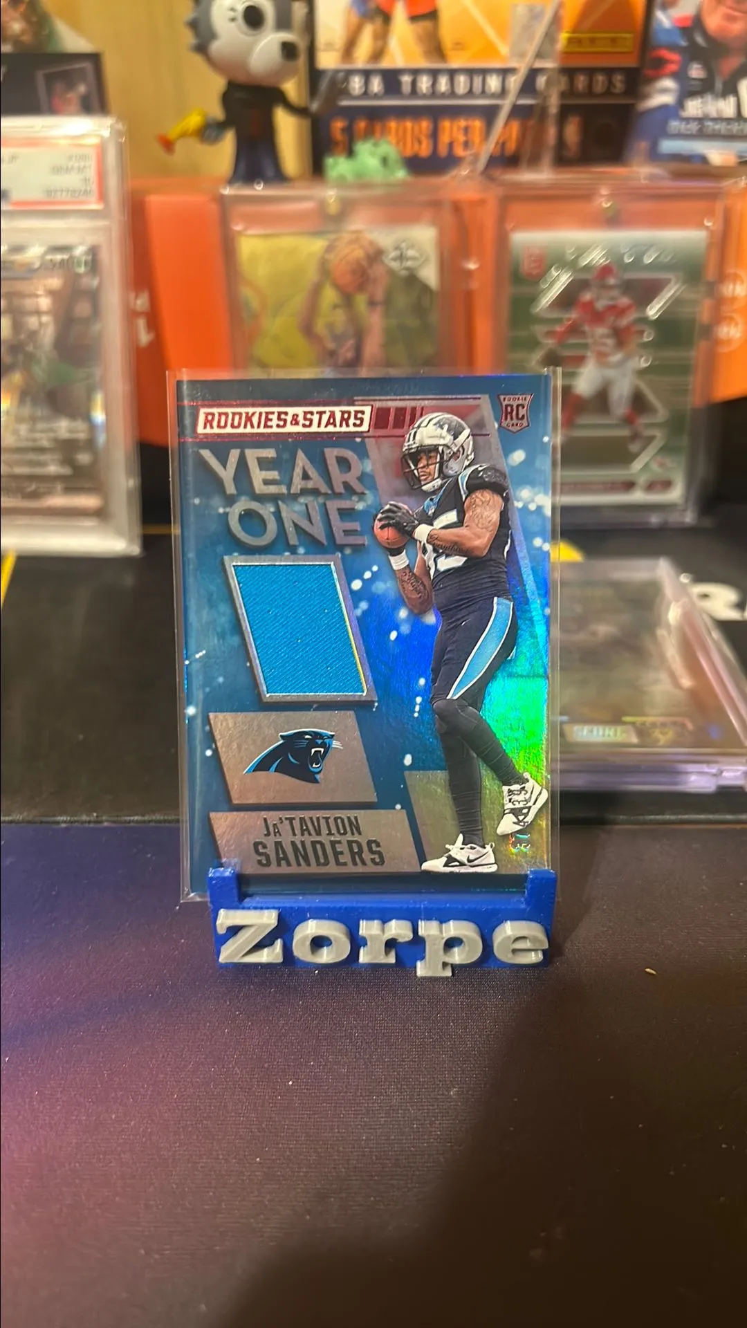 Product image for 2024 Jatavion Sanders Rookies & Stars Year One Patch No. YO-JSS #'d /399