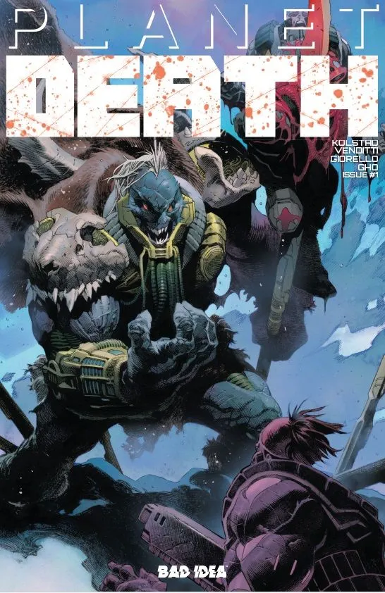 Product image for PLANET DEATH #1 (OF 4) Tomas Giorella Exclusive Trade Dress