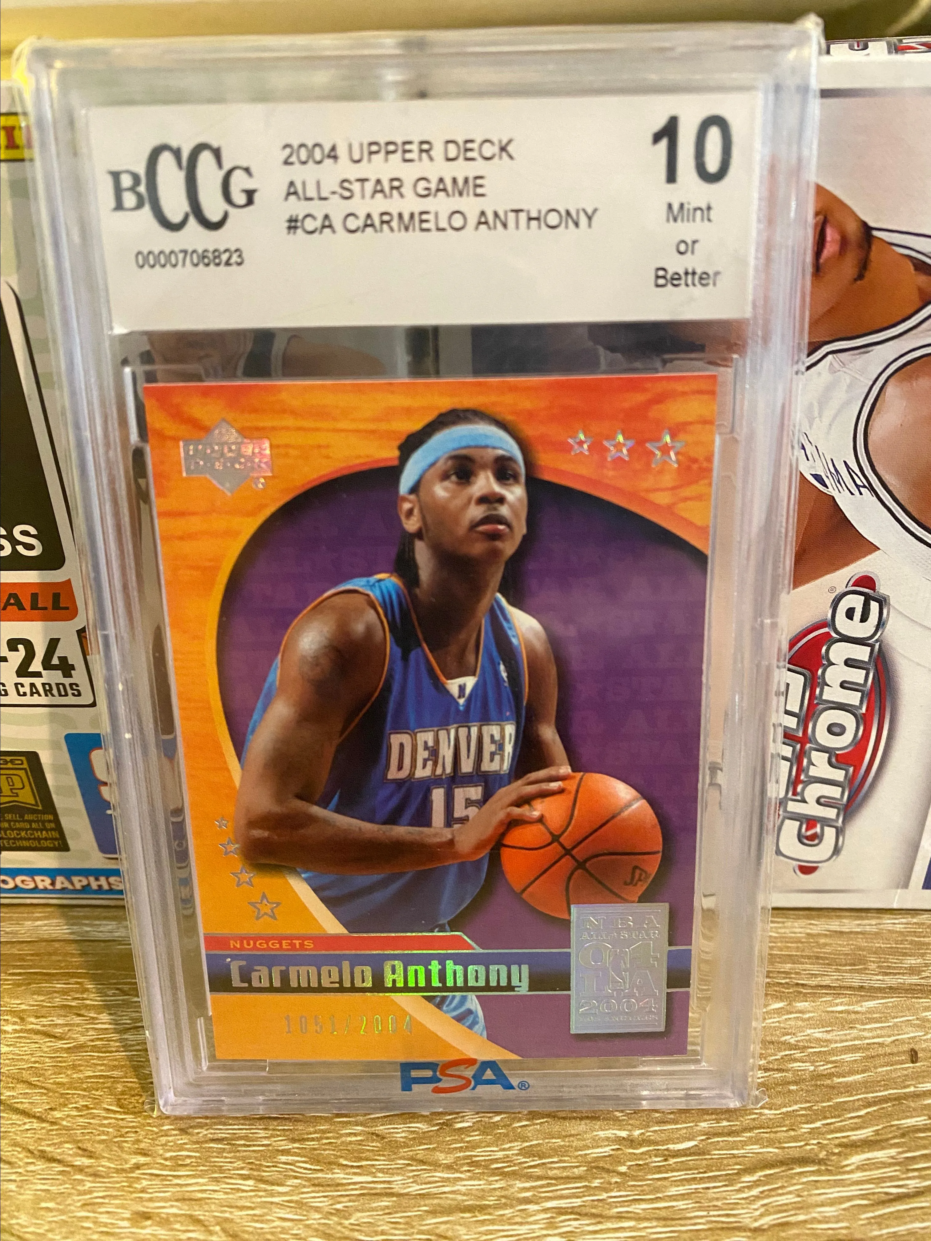 Product image for BCCG 10 All Star Game Carmelo Anthony numbered /2004