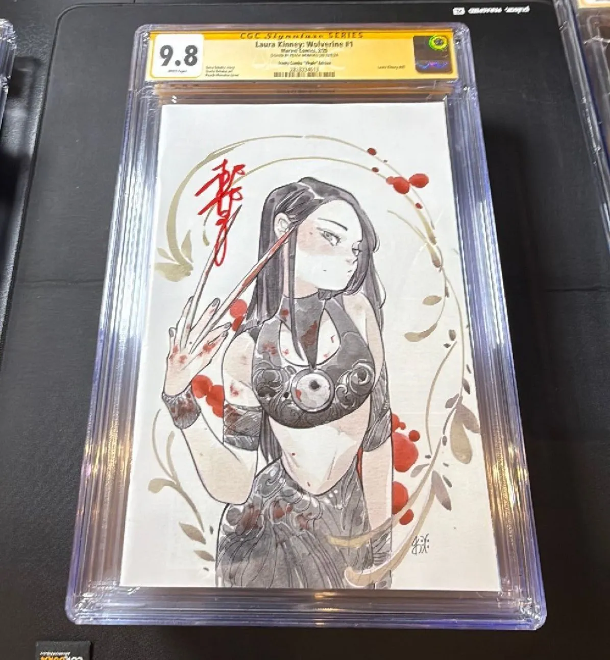 Product image for CGC 9.8 Signed Peach Momoko Laura Kinney Wolverine #1 Trinity Blood Virgin Tokyo Comic Con Exclusive