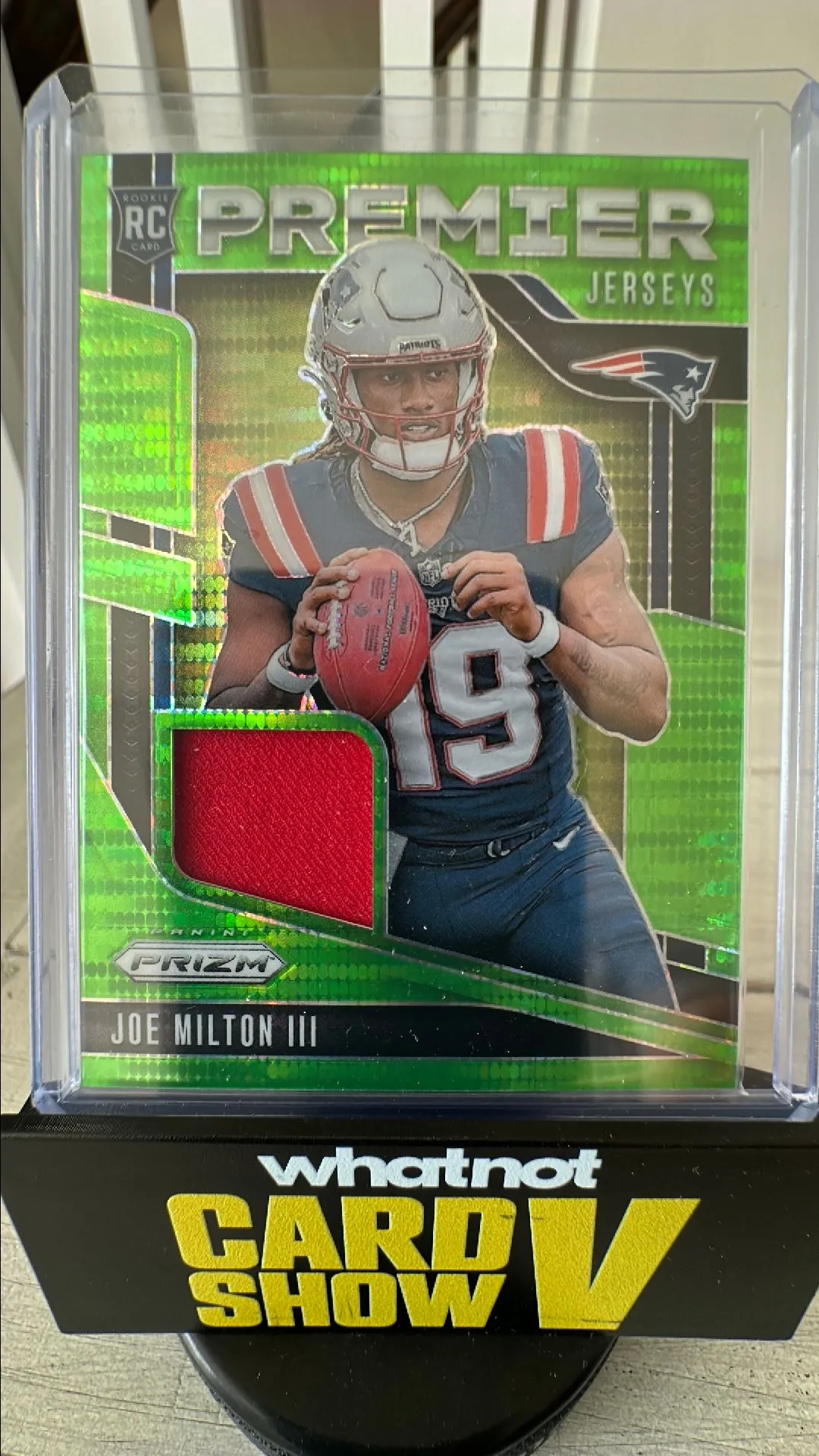 Product image for Joe Milton Rookie Patch