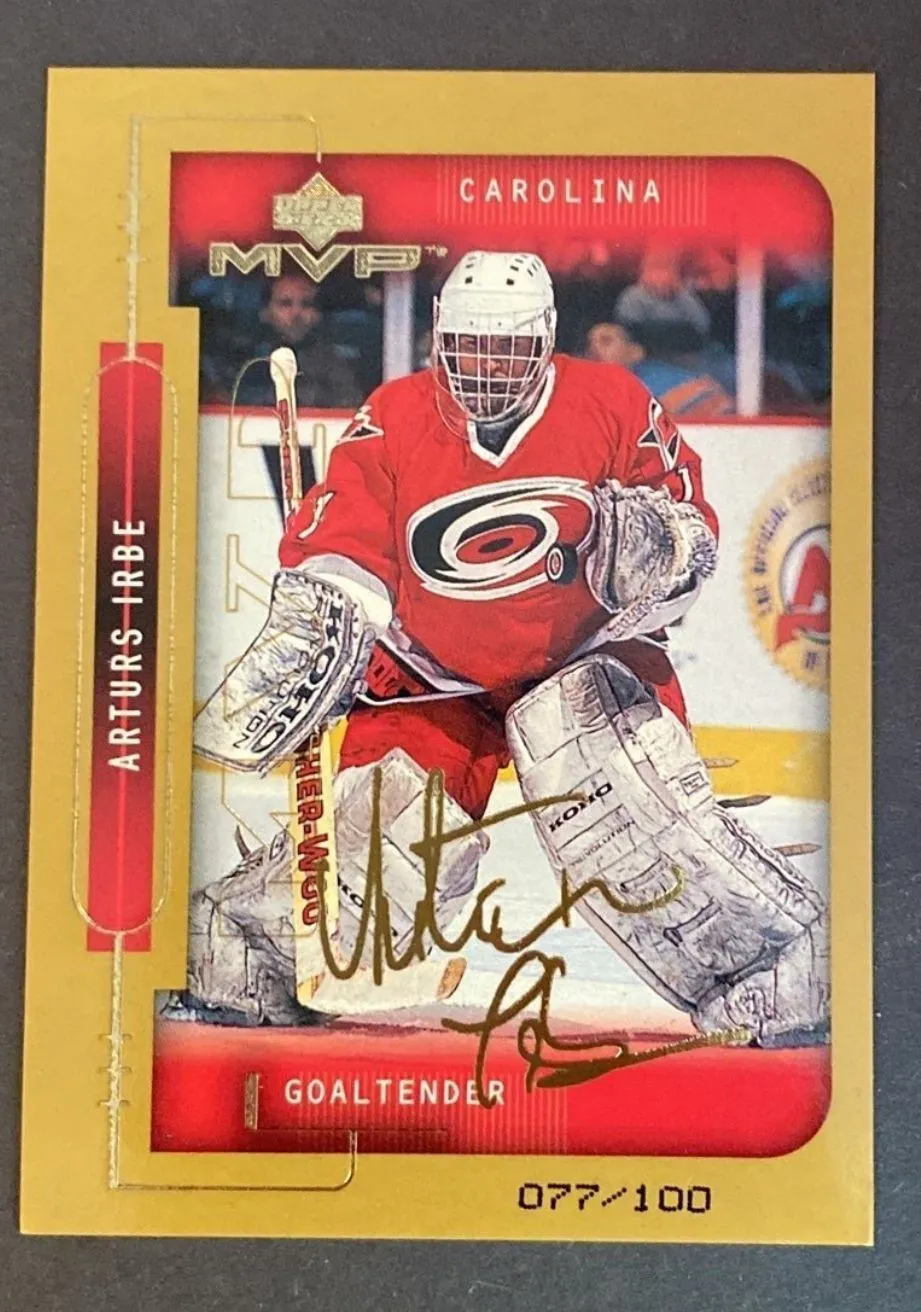 Product image for Arturs Irbe Gold Script 077/100