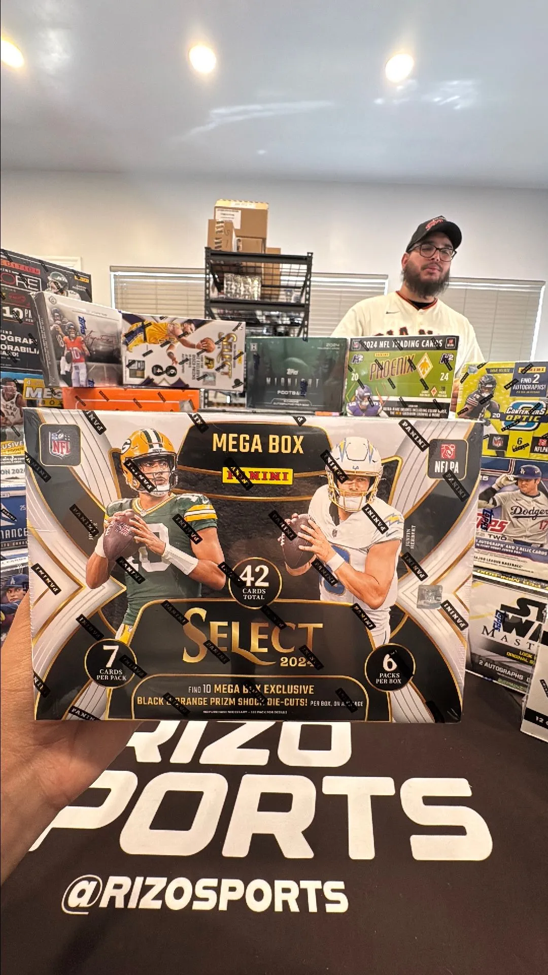 Product image for 2024 nfl select hobby mega