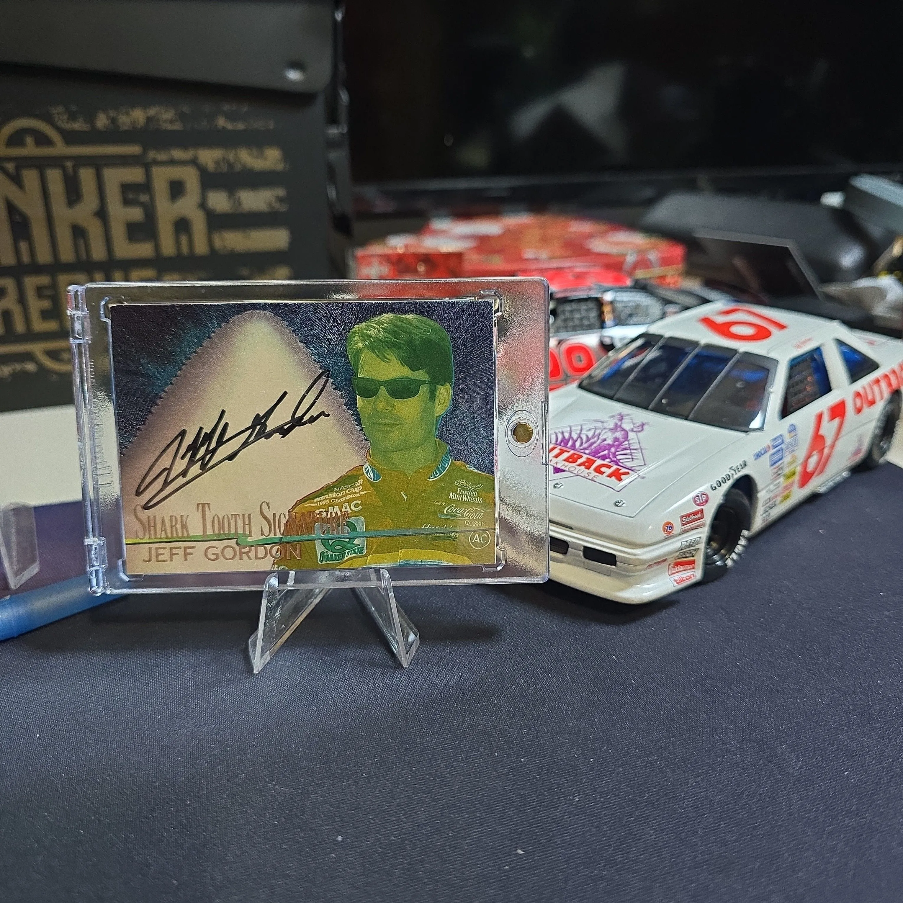 Product image for (very rare) Shark Tooth  Signings Jeff Gordon 