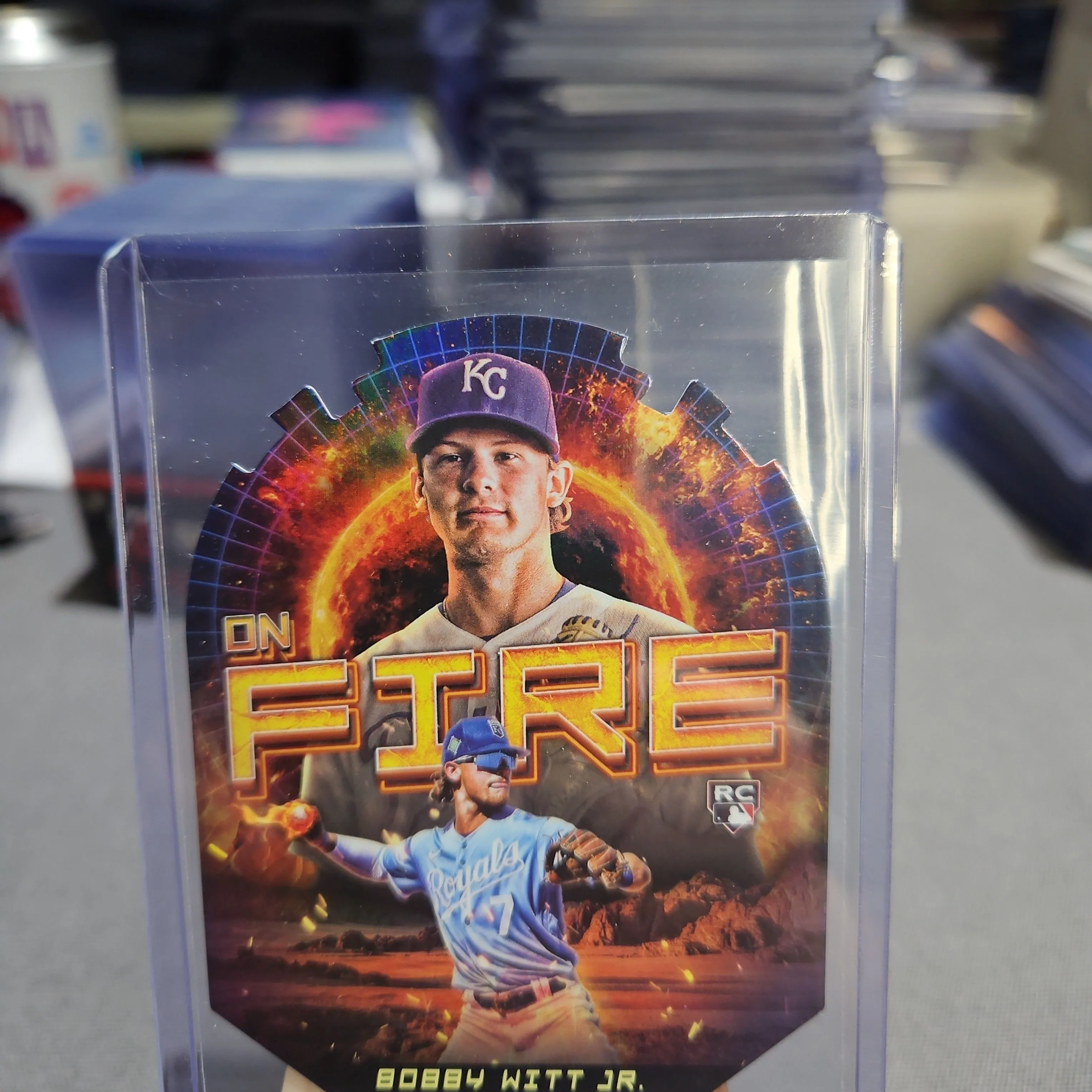 Product image for 2022 Topps Fire Bobby Witt Jr RC On Fire