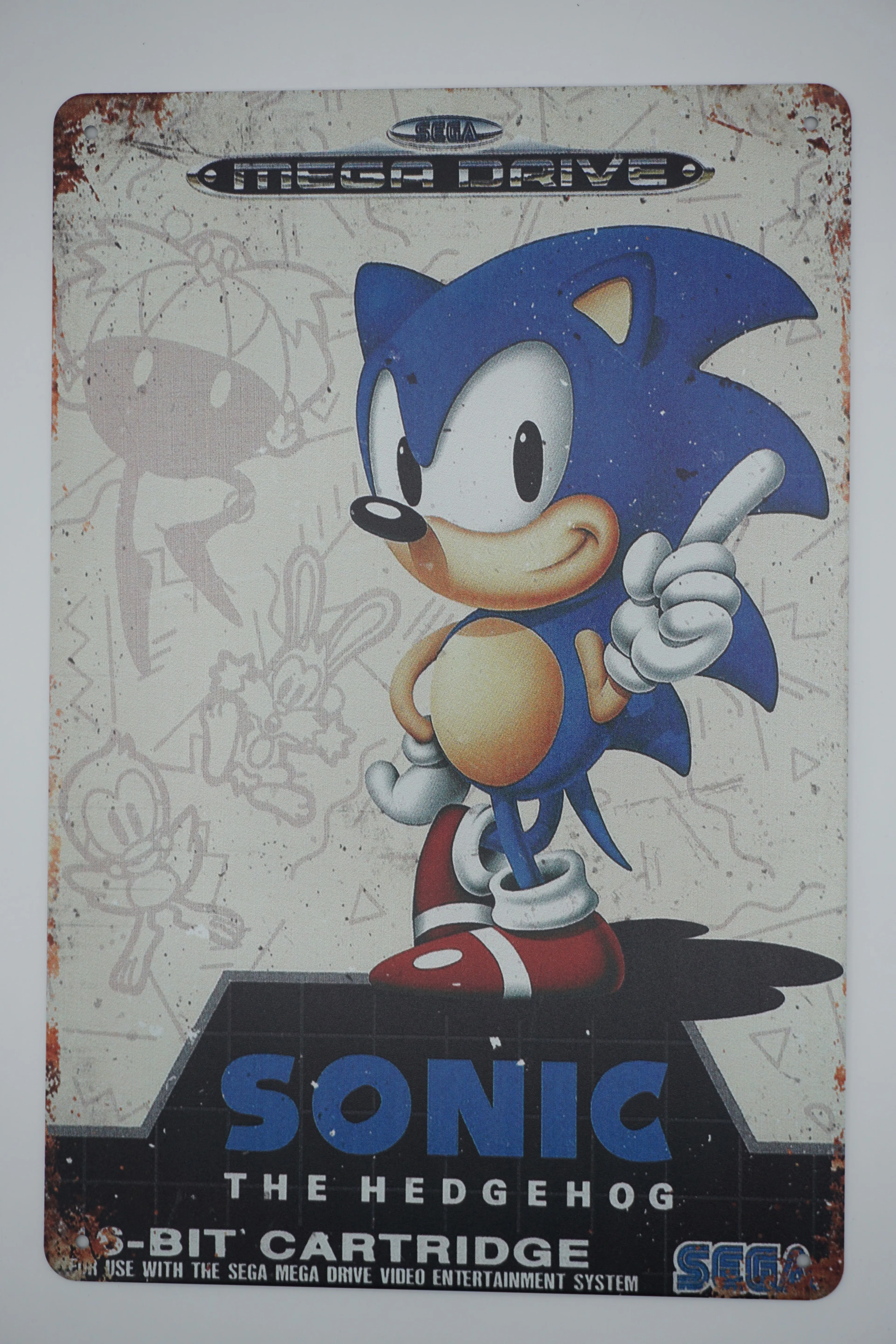 Product image for Sonic the Hedgehog - Metal Sign