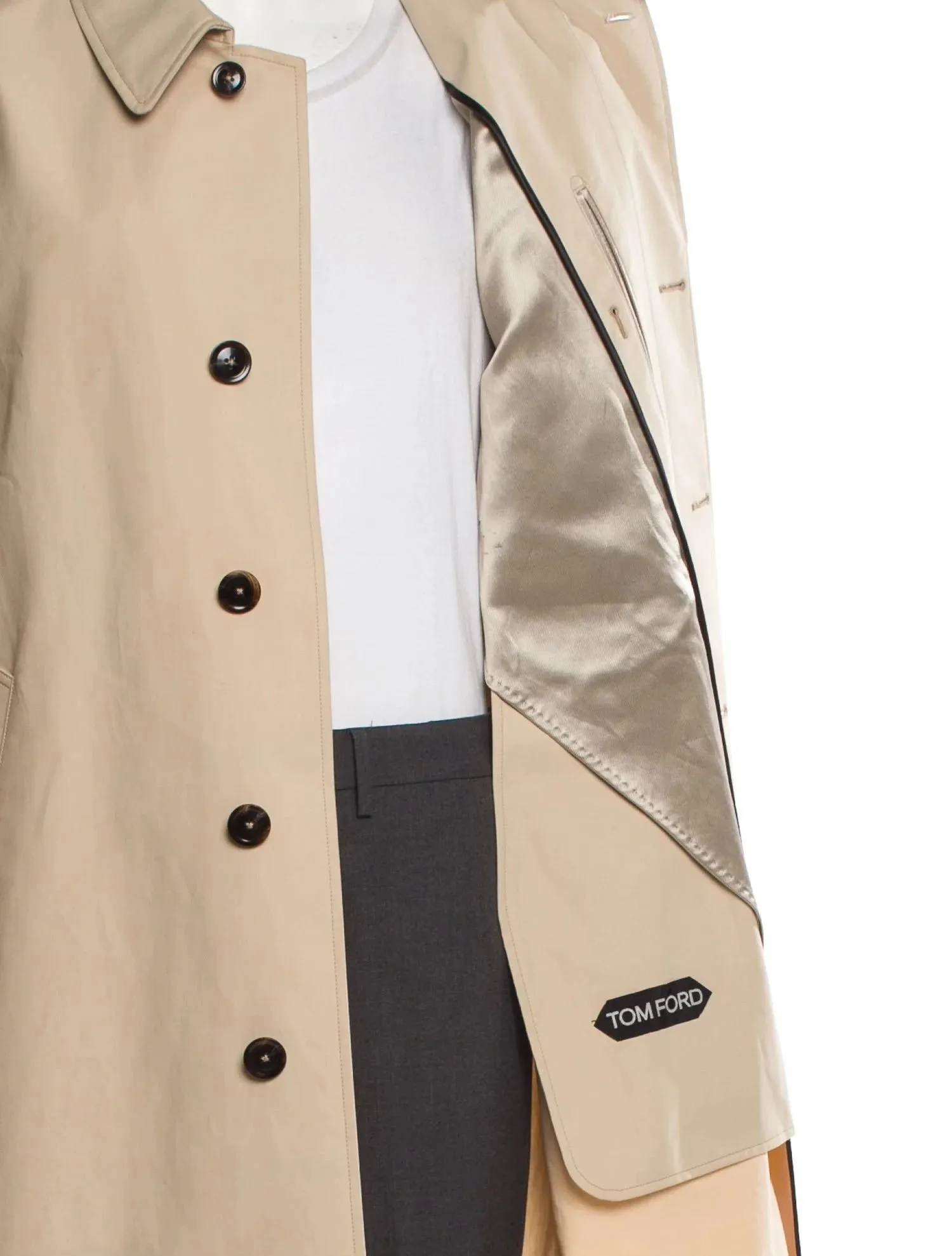 Product image for Tom Ford Poplin Trench Coat