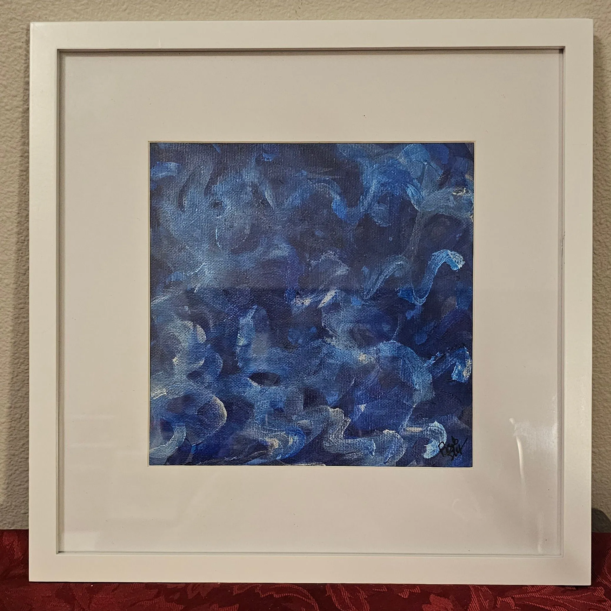 Product image for Blue Acrylic Abstract