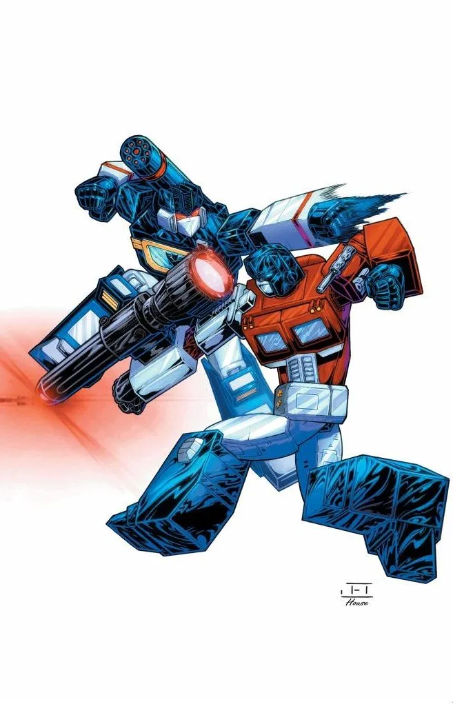 Product image for (SIGNED) Transformers #17 WHITE CARDSTOCK signed by Jeff Edwards + COA