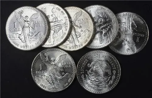 Product image for 1985 Mexico Uncirculated 1 Ounce (Onza) .999 Silver Libertad