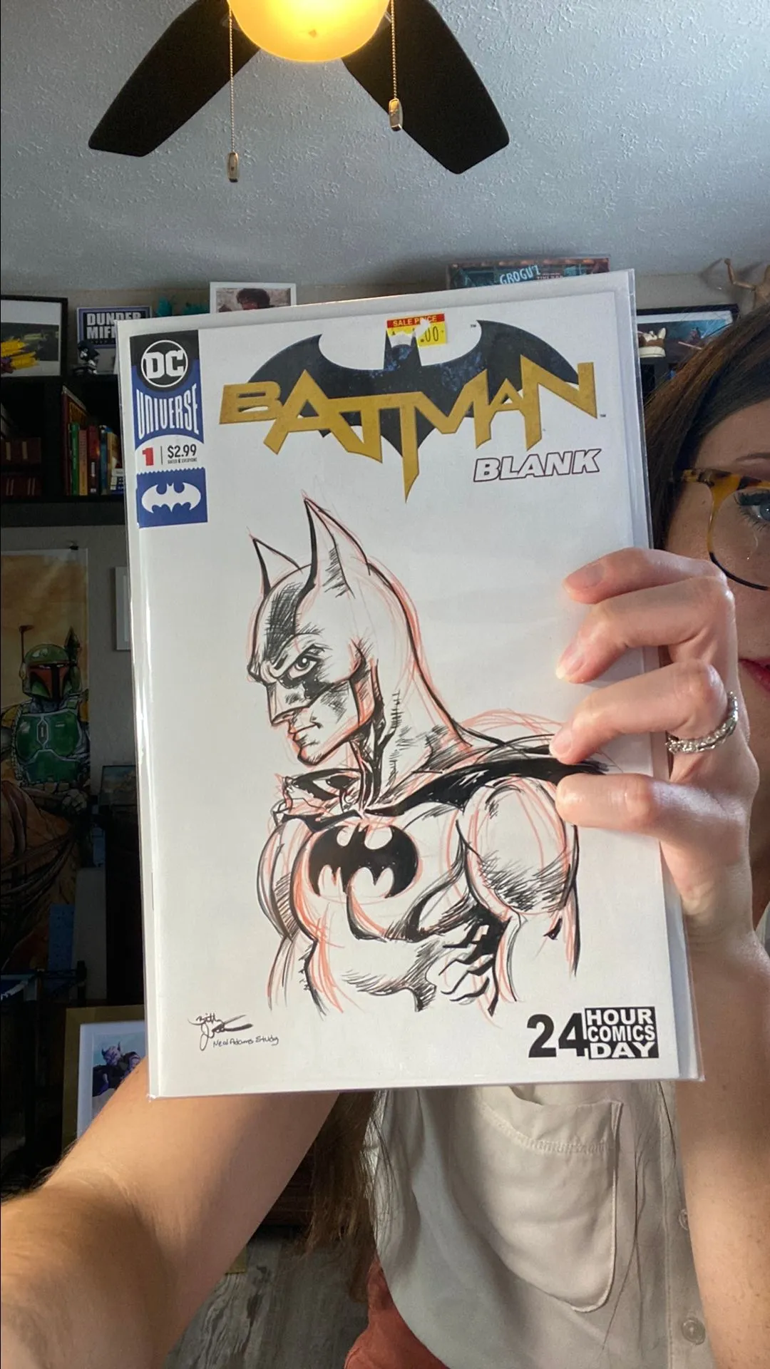 Product image for Batman cover - Neal Adams Study
