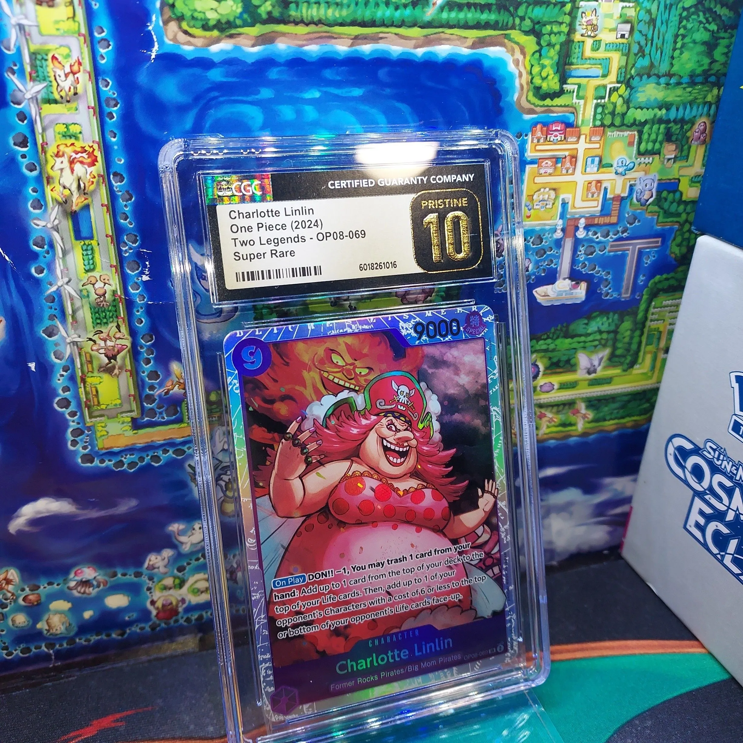 2024 One Piece Charlotte Linlin Two Legends SR OP08 #069 CGC Pristine 10   Whatnot: Shop, Sell, Connect