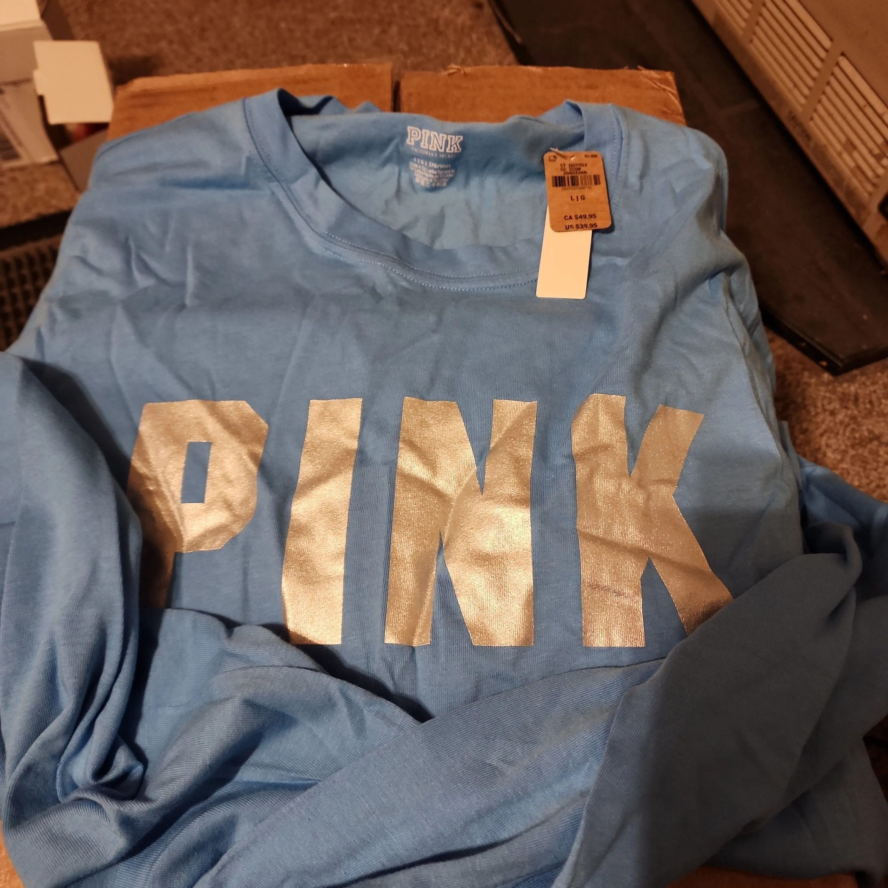 Product image for Victoria secret long sleeve large shirt