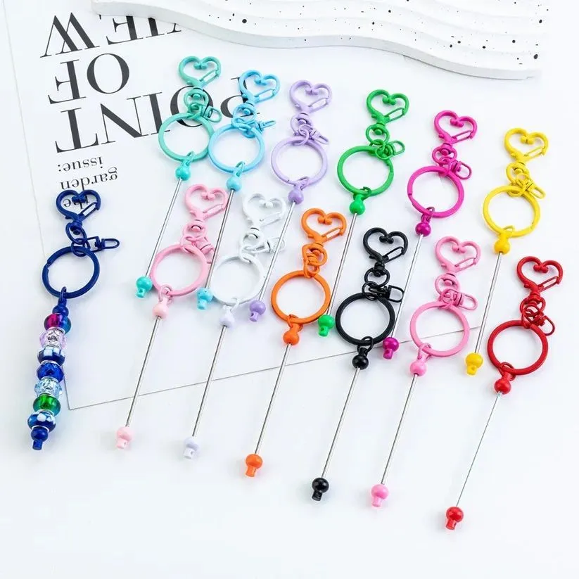 Product image for CRAFTS: 85mm Beadable Bars, Beadable Blanks, Charm Bars, Keychains Bars - 10pcs Assorted