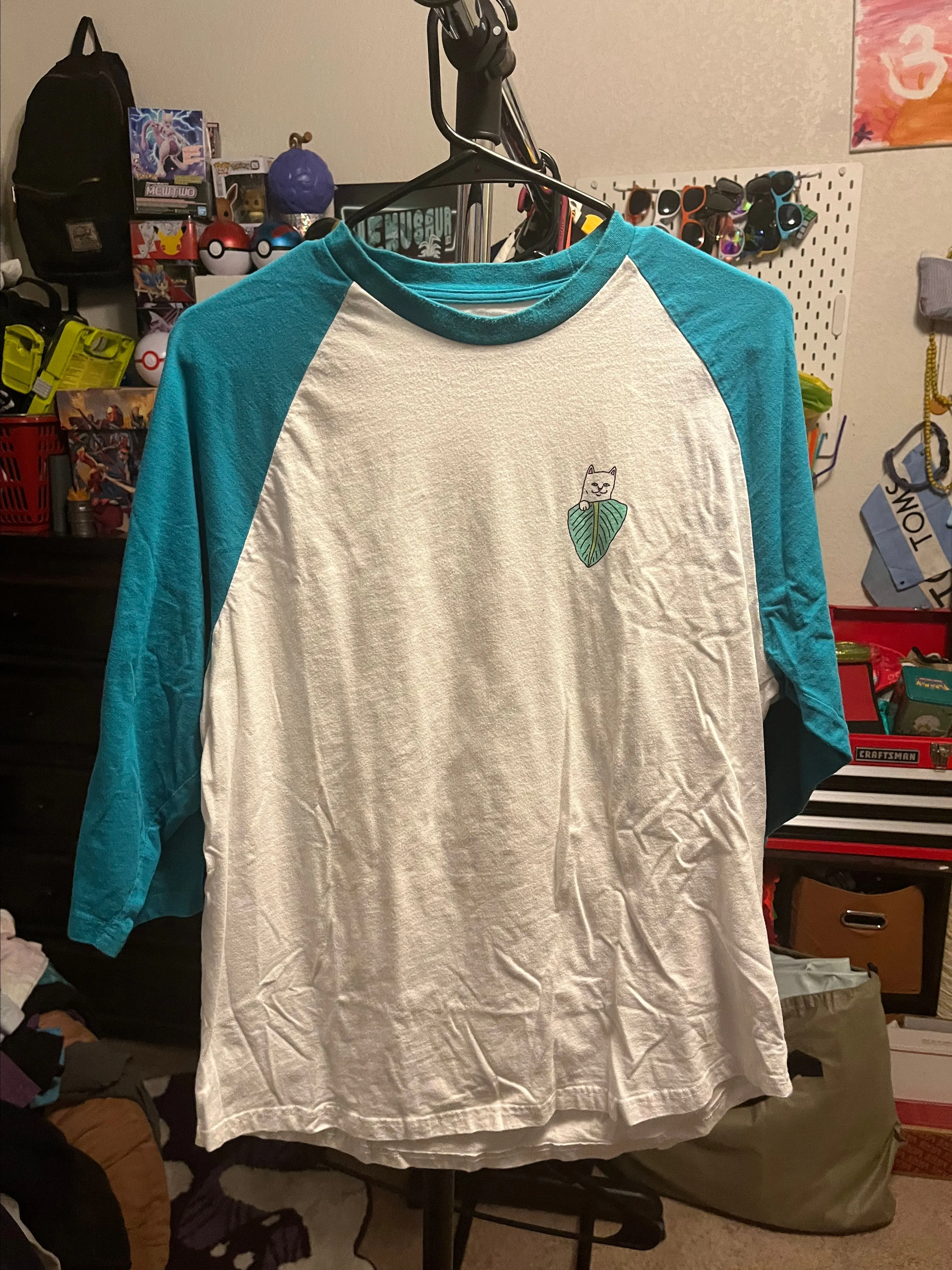 Product image for RipnDip frida baseball tee size L