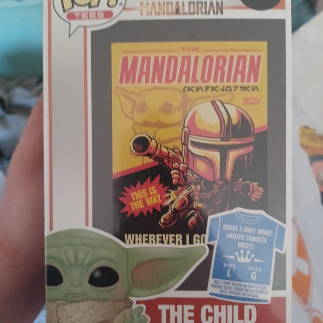 Product image for Mandalorian Funko t-shirt