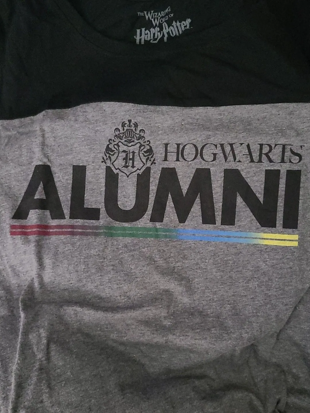 Product image for The Wizarding World Of Harry Potter at Universal Studios Unisex Large Hogwarts Alumni 3/4 Sleeve Tee