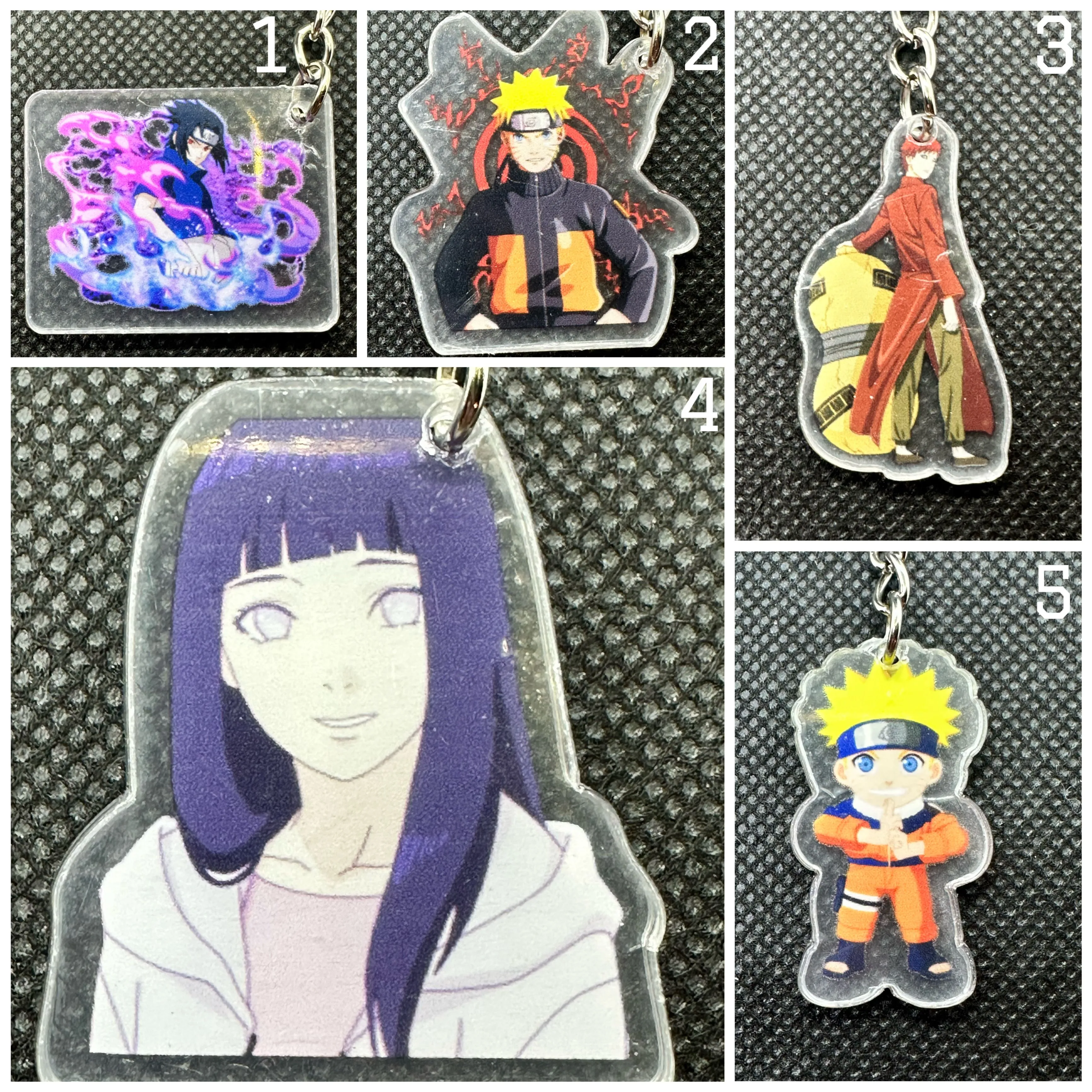 Product image for HOMEMADE NARUTO KBK KEYCHAINS
