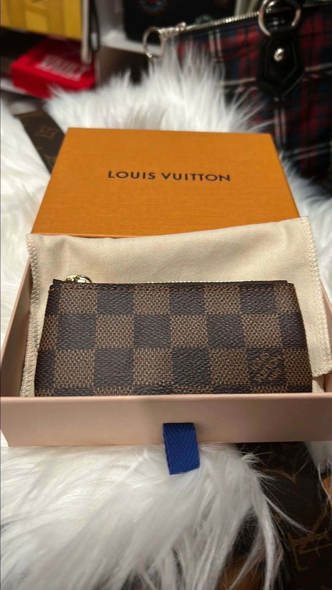 Product image for Louis Vuitton Damier coin key