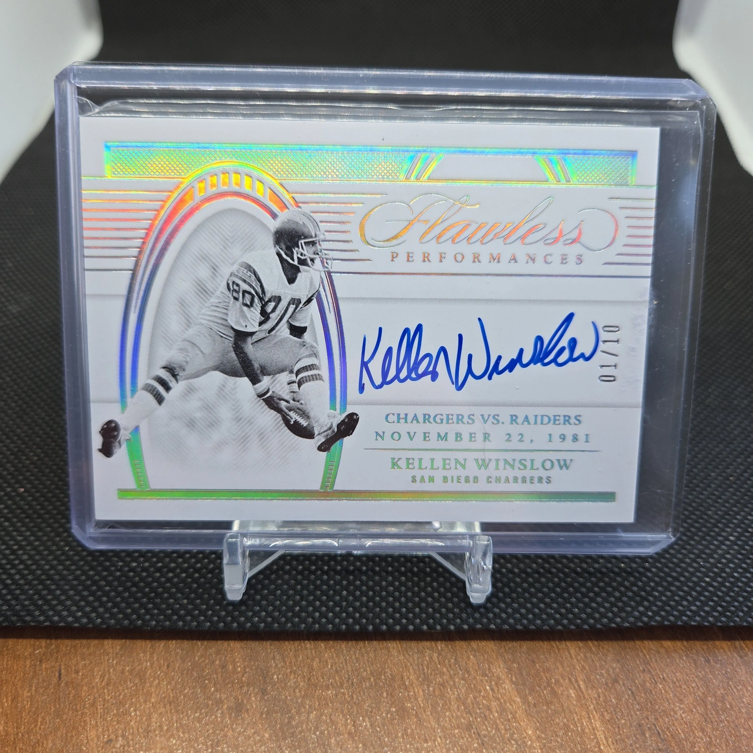 Product image for 2022 Flawless Performances Kellen Winslow Auto 1/10 Chargers 🔥🔥