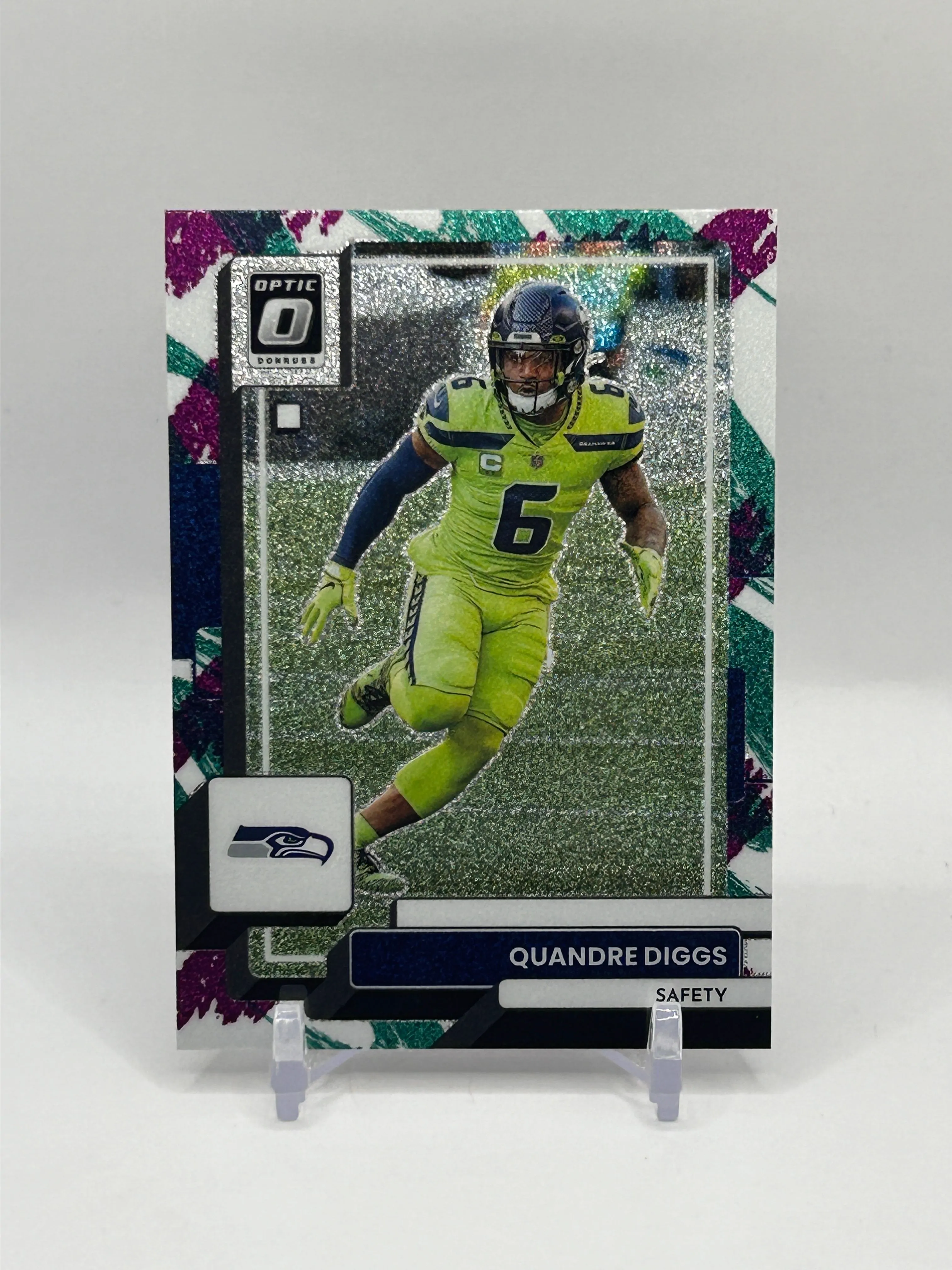Product image for 2022 Donruss Optic Football • Quandre Diggs Jazz SSP