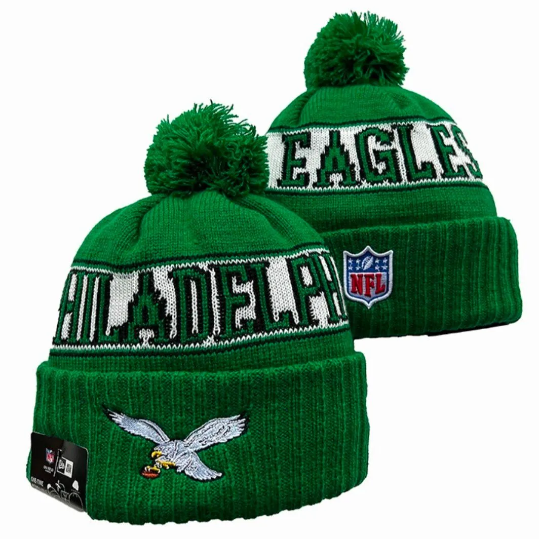 Product image for Philadelphia Eagles Knit Hat NFL NEW Beanie Winter Hat Jalen Hurts Kelly Green