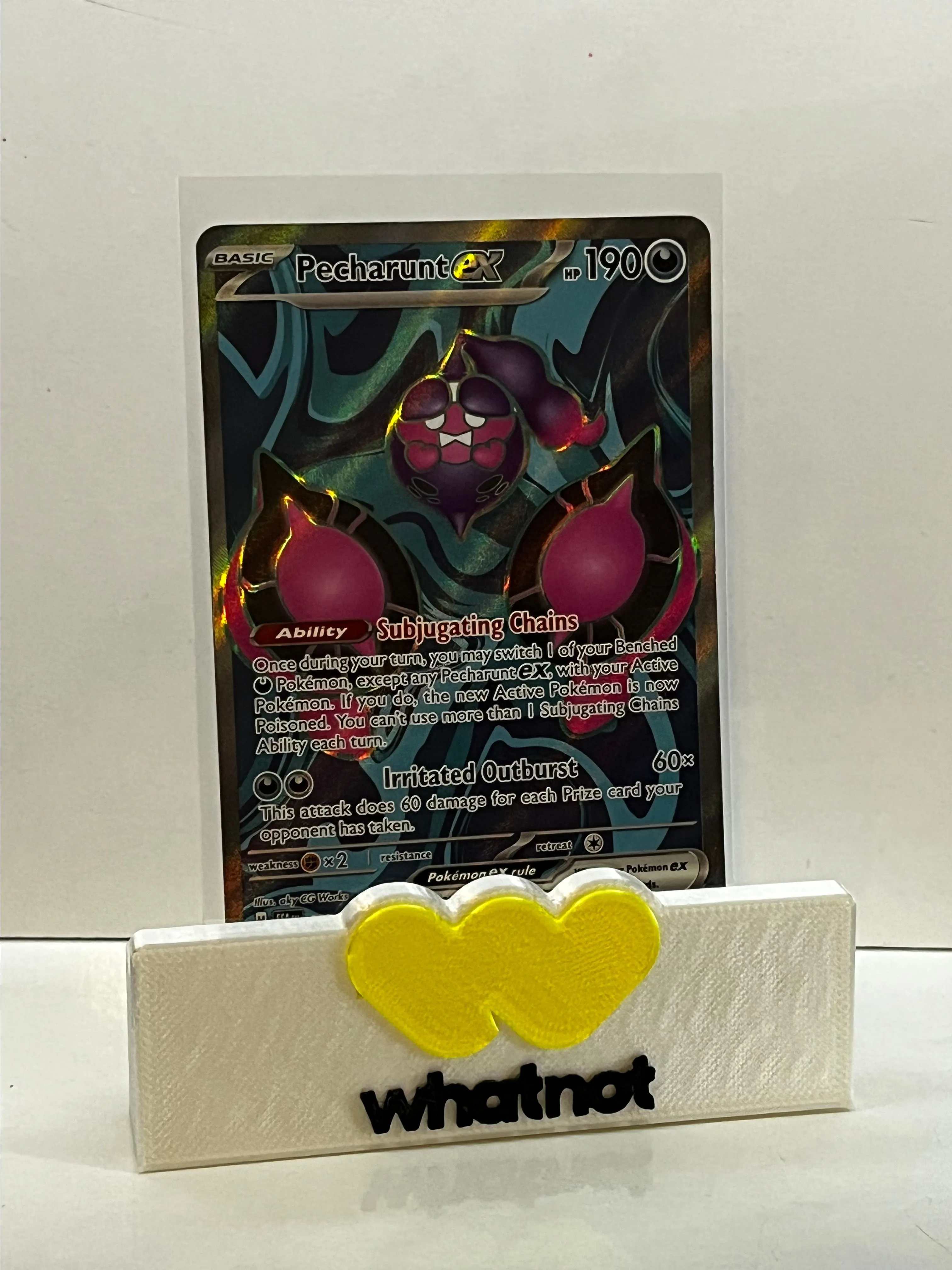 Product image for Pecharunt ex 085/064 Shrouded Fable Pokemon Card Full Art