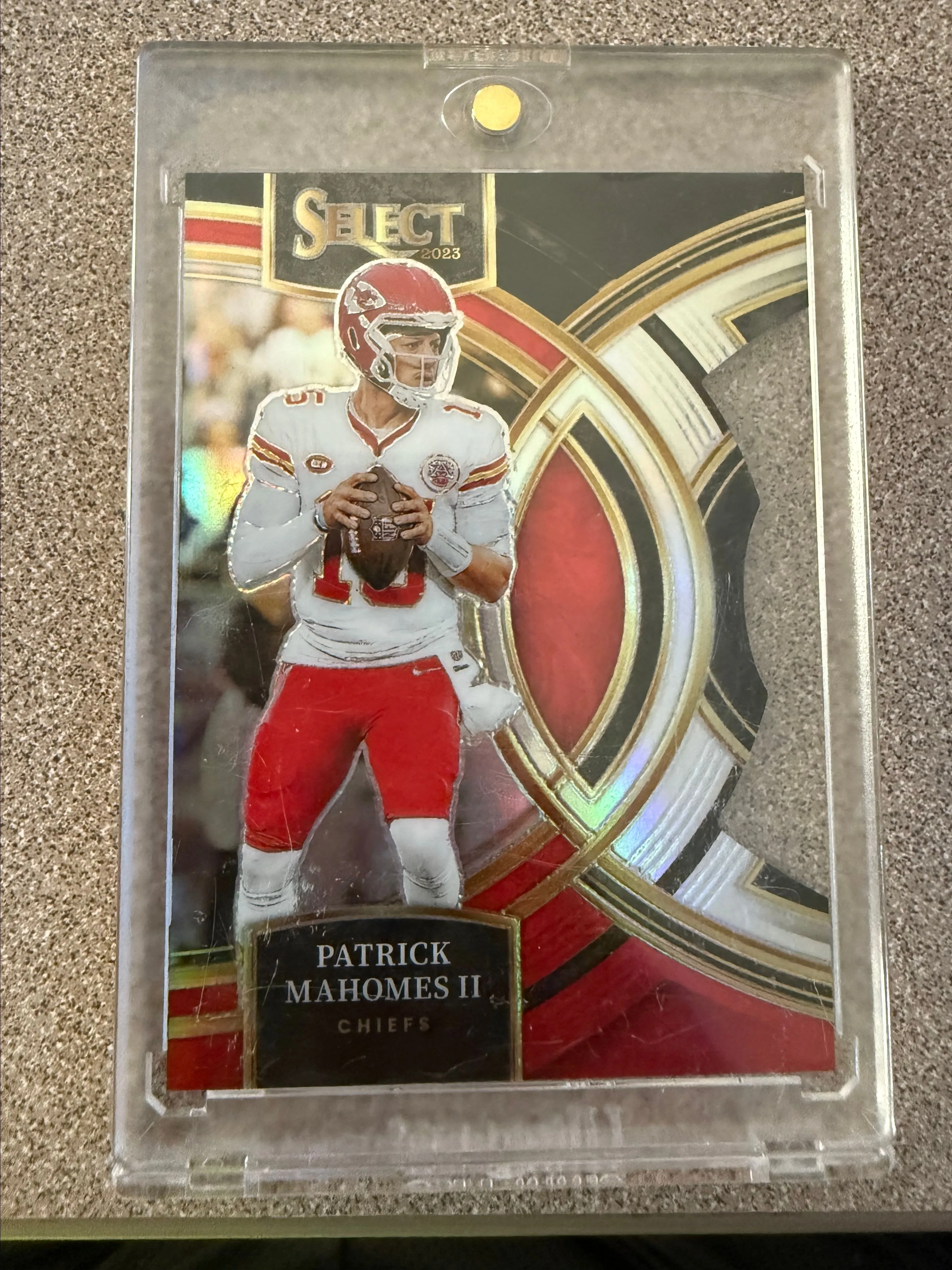 Product image for Patrick Mahomes Die Cut Silver Prizm